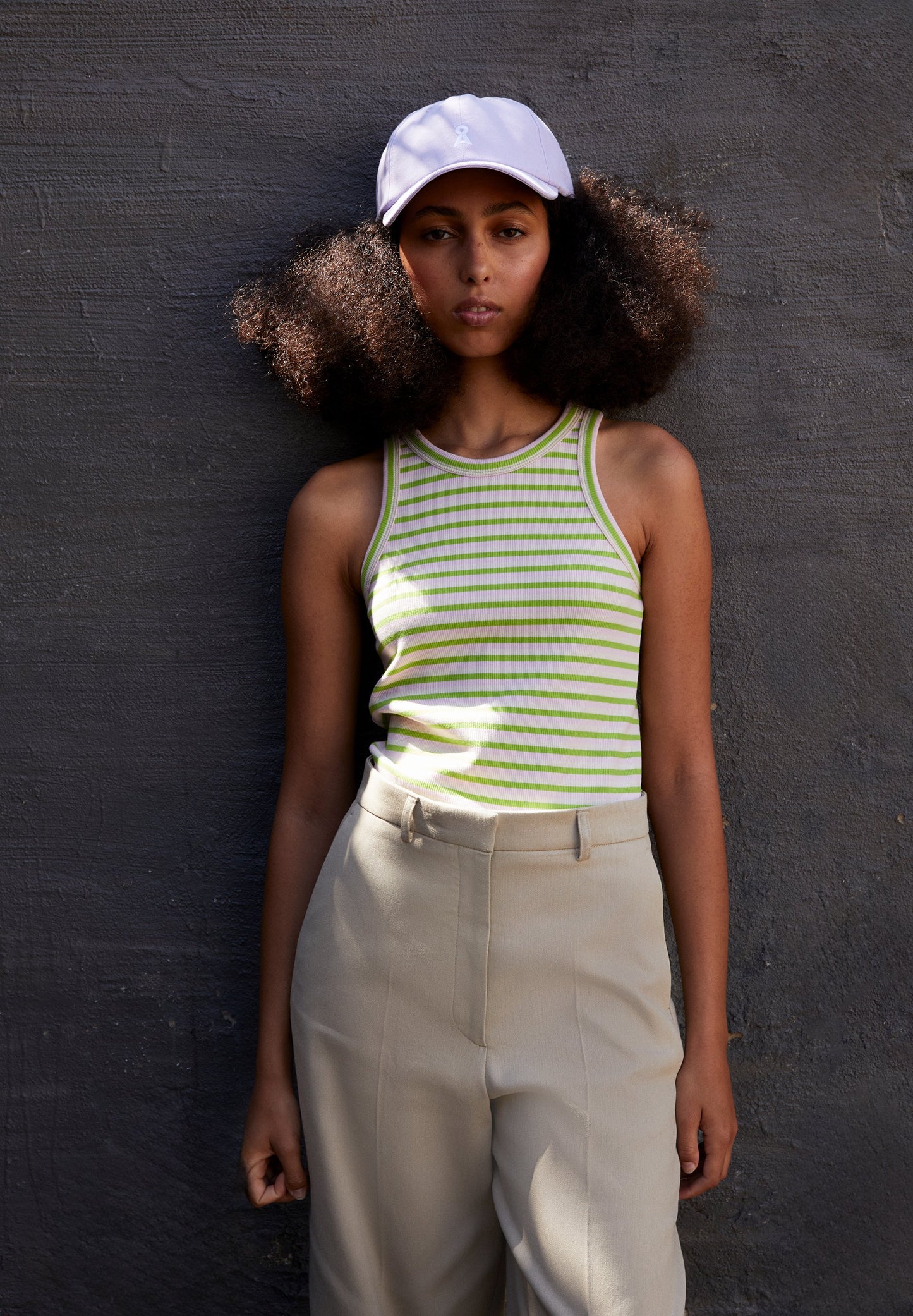 Kanitaa Stripes (Super Lime-pink)