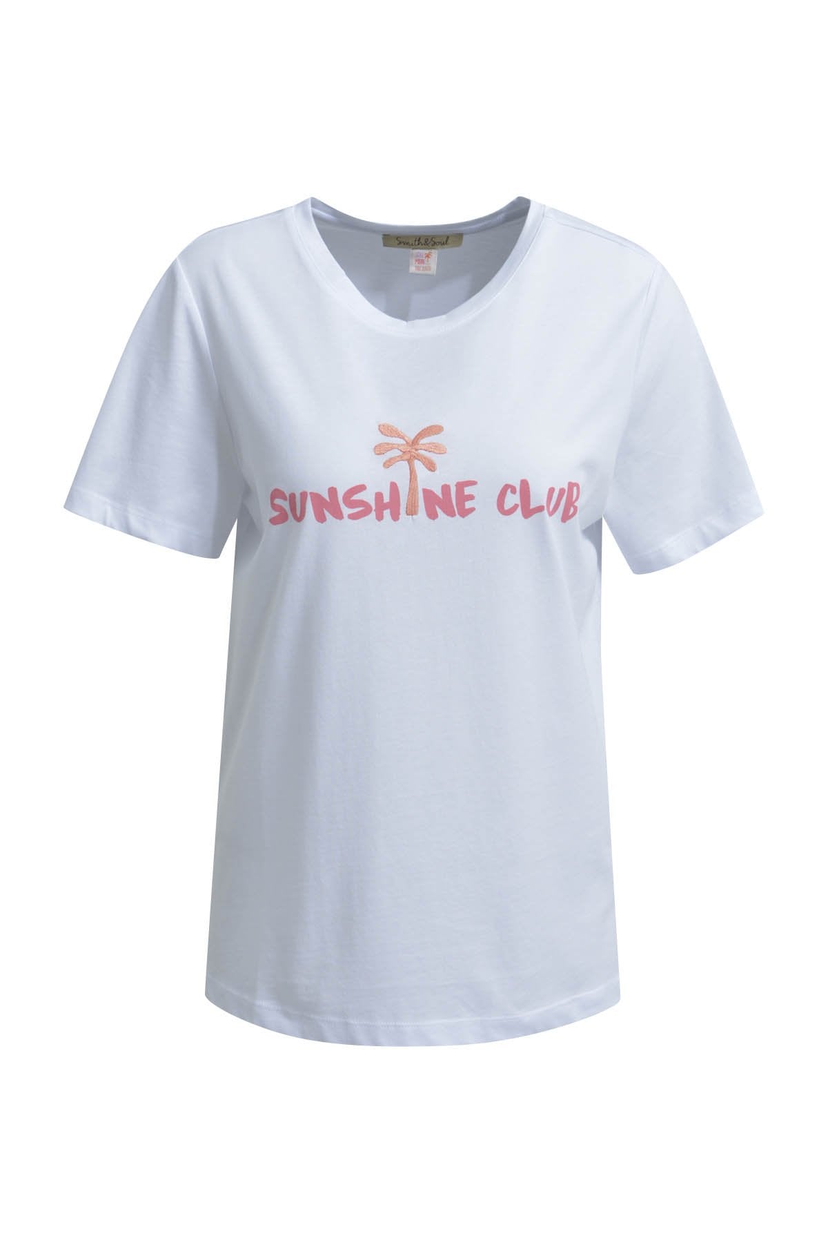 T-Shirt Embroidery Wording (White)