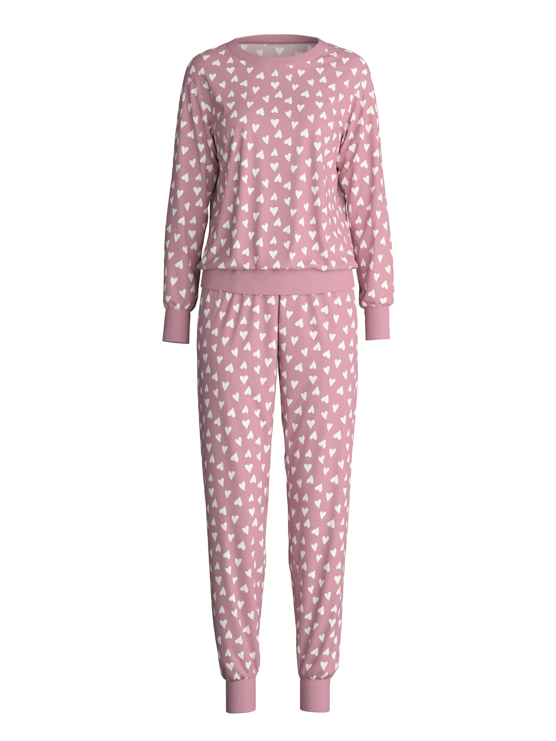 WOMEN Pyjamas with cuff (Lilas)