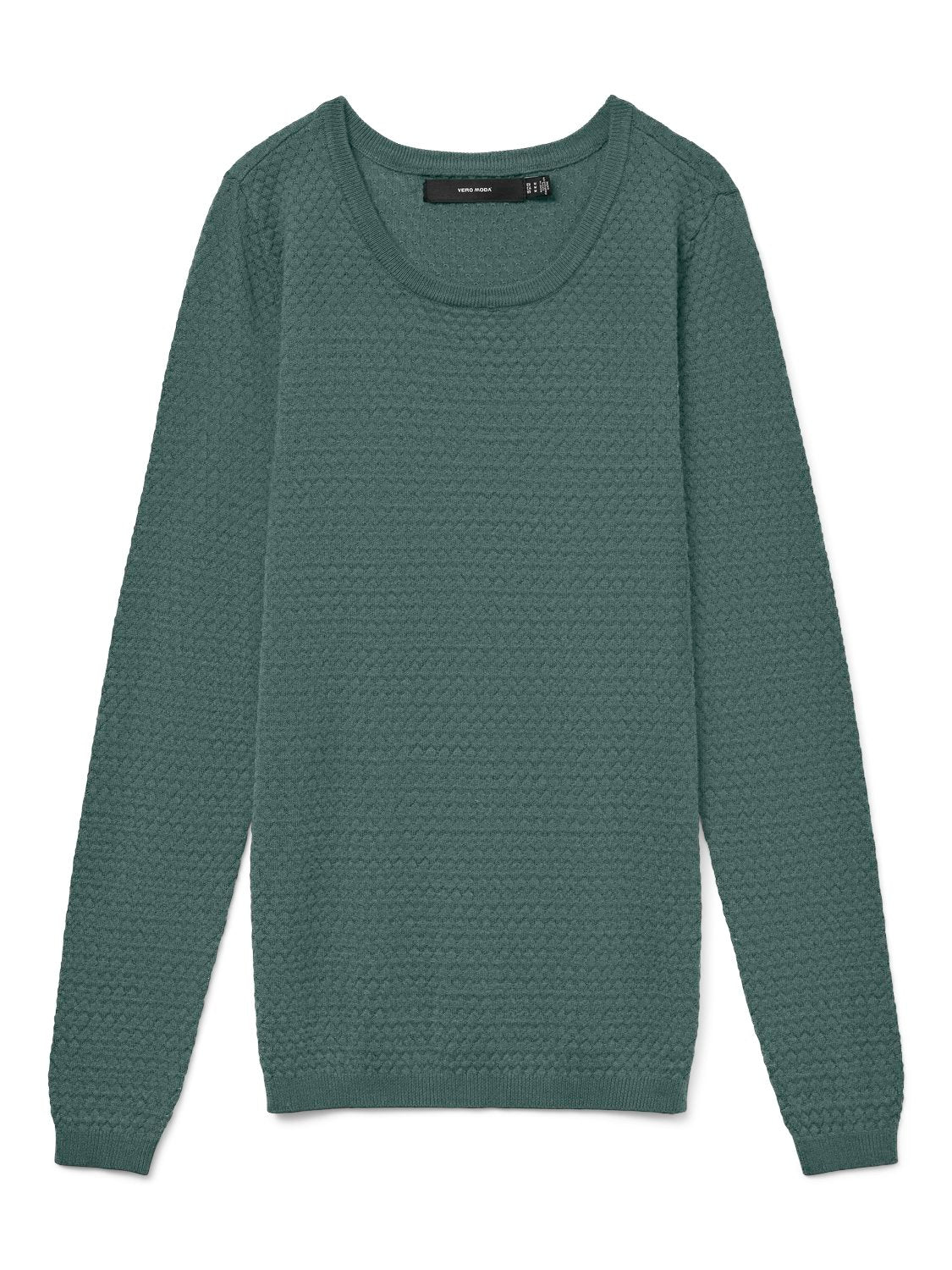 Vmcare Structure Ls O-neck Blou Noos (Balsam Green)