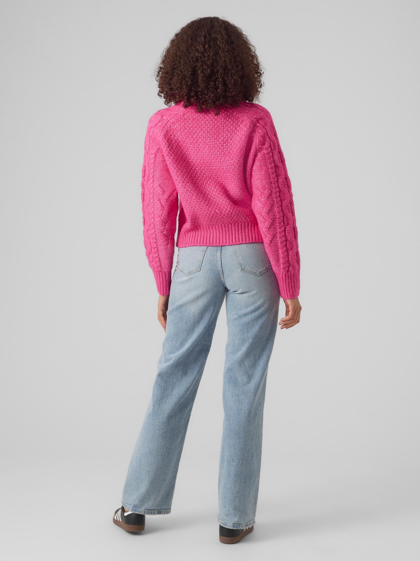 Vmbirgitte Ls O-neck Pullover (Mint/w. Me)
