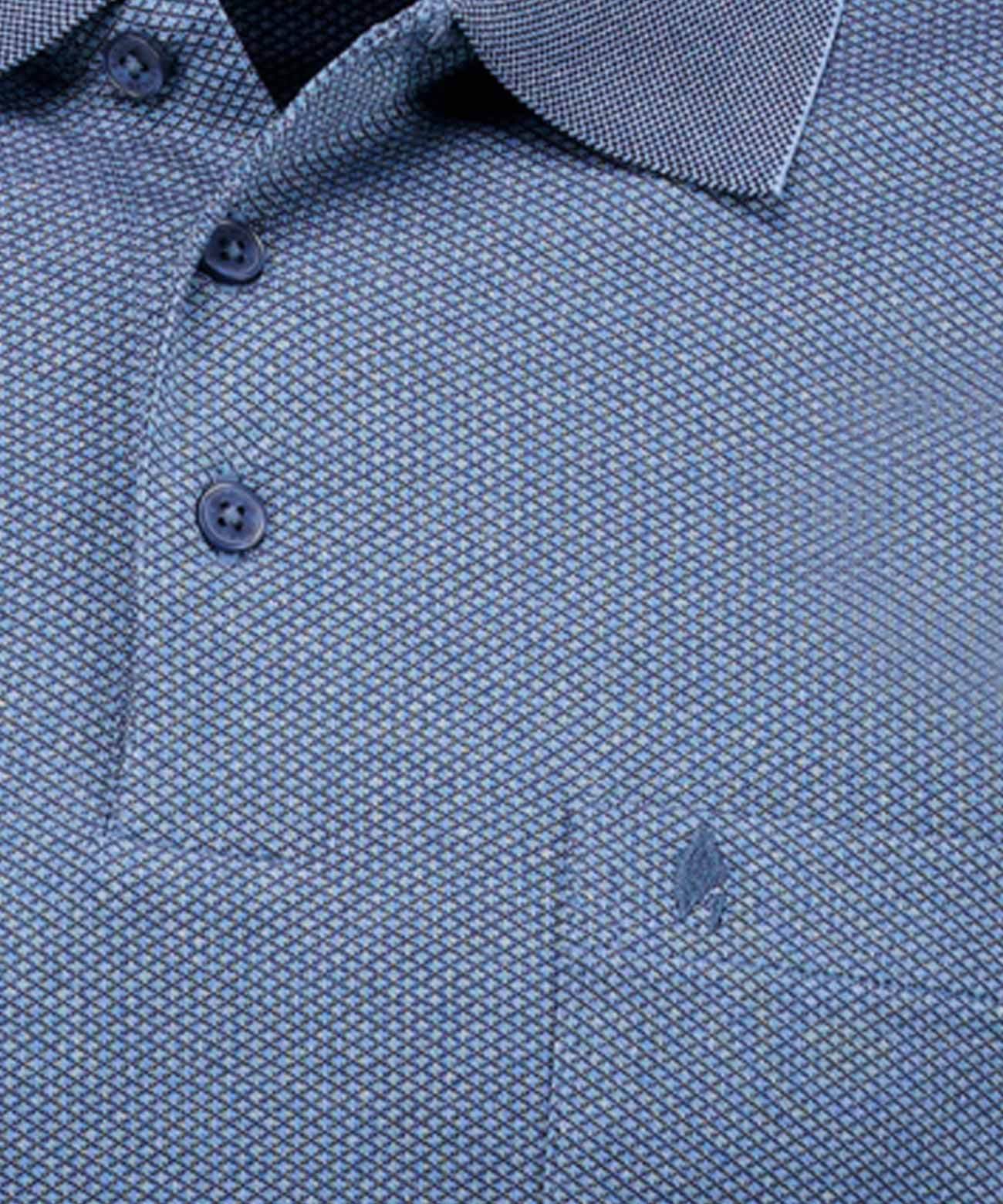 Poloshirt langarm (Marine)