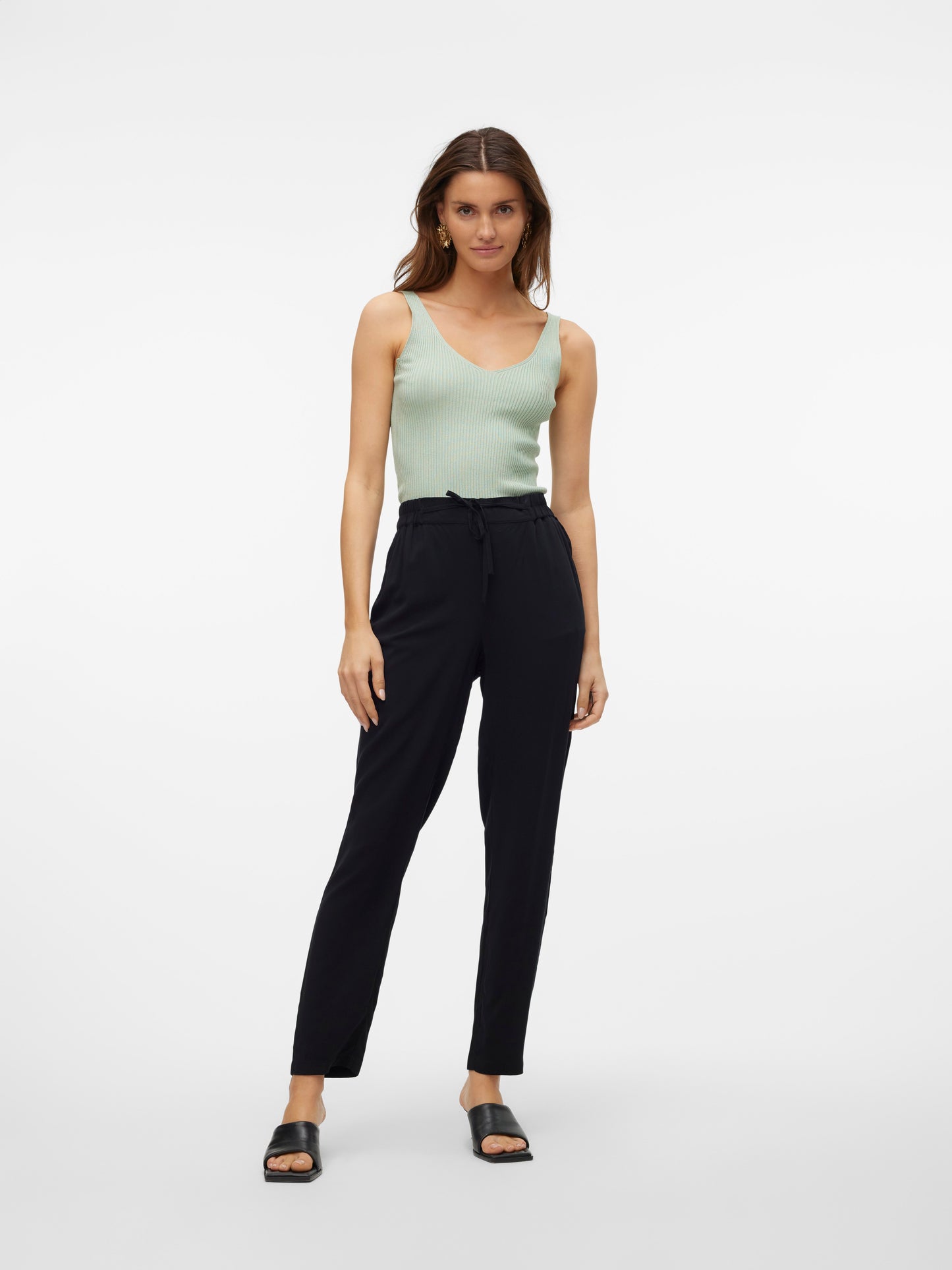 Vmeasy Joy Nw Loose Pants Wvn Ga (Black)