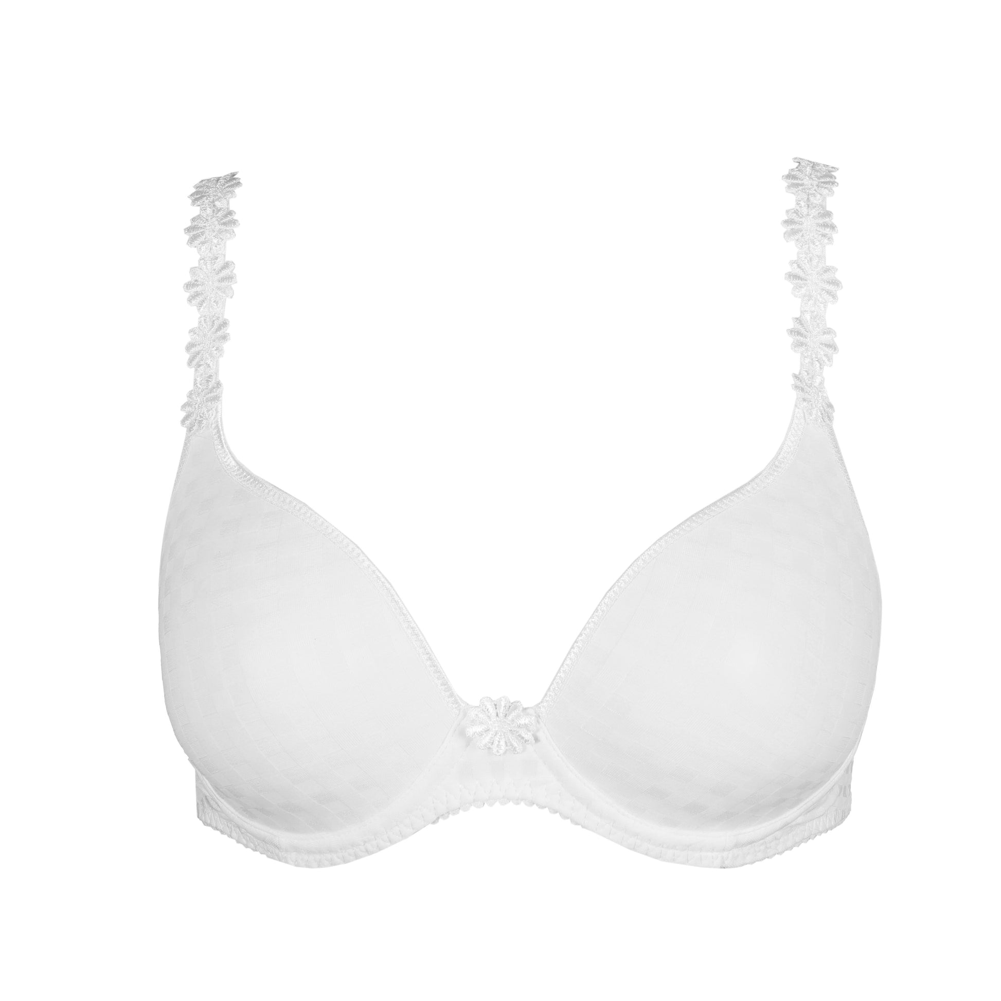 AVERO weiss Unterlegter BH Herzform (Wit)