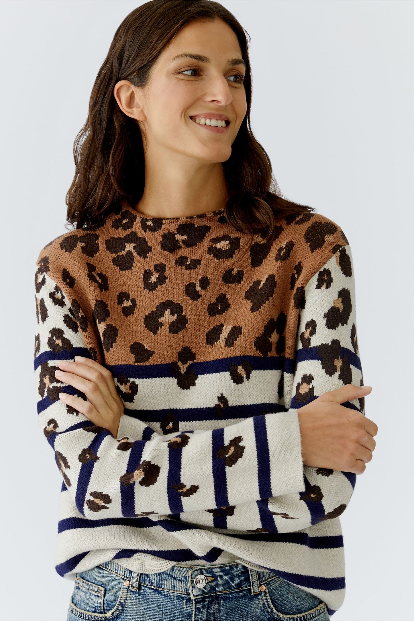 Pullover (Offwhite Camel)