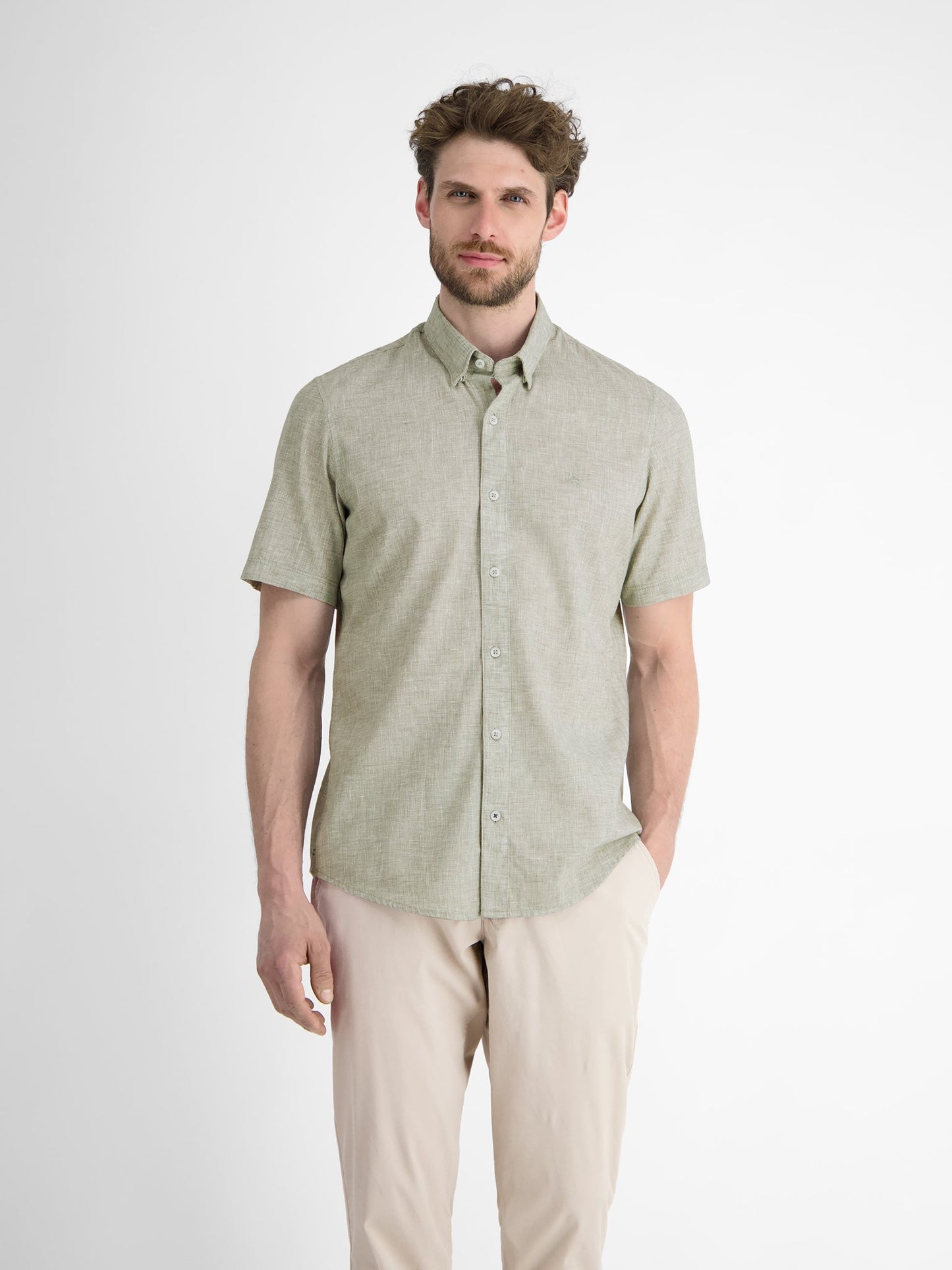 Button Down (Tinted Grey)