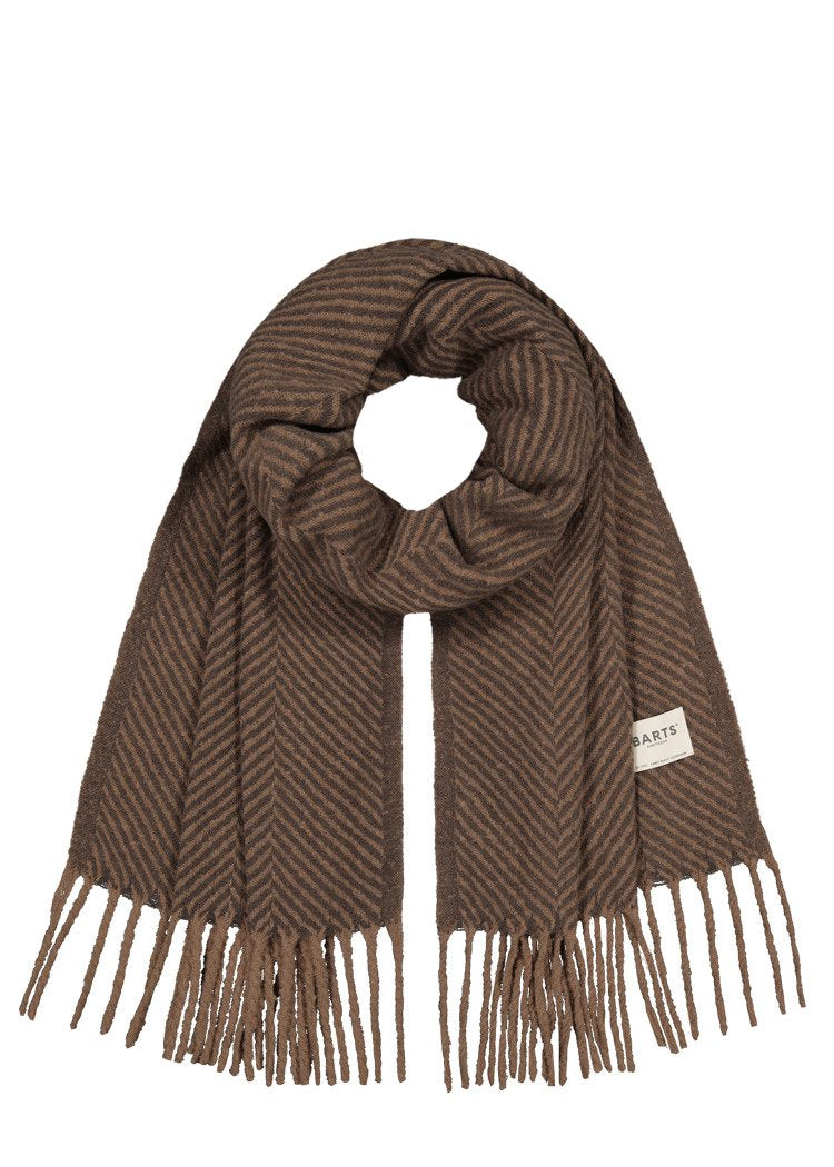 Josephyna Scarf (Beige Dark Brown)