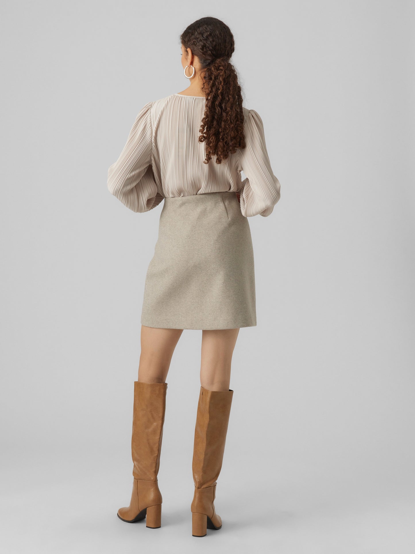 Vmfortuneallison Hw Short Skirt Ga Noos (Silver Min)