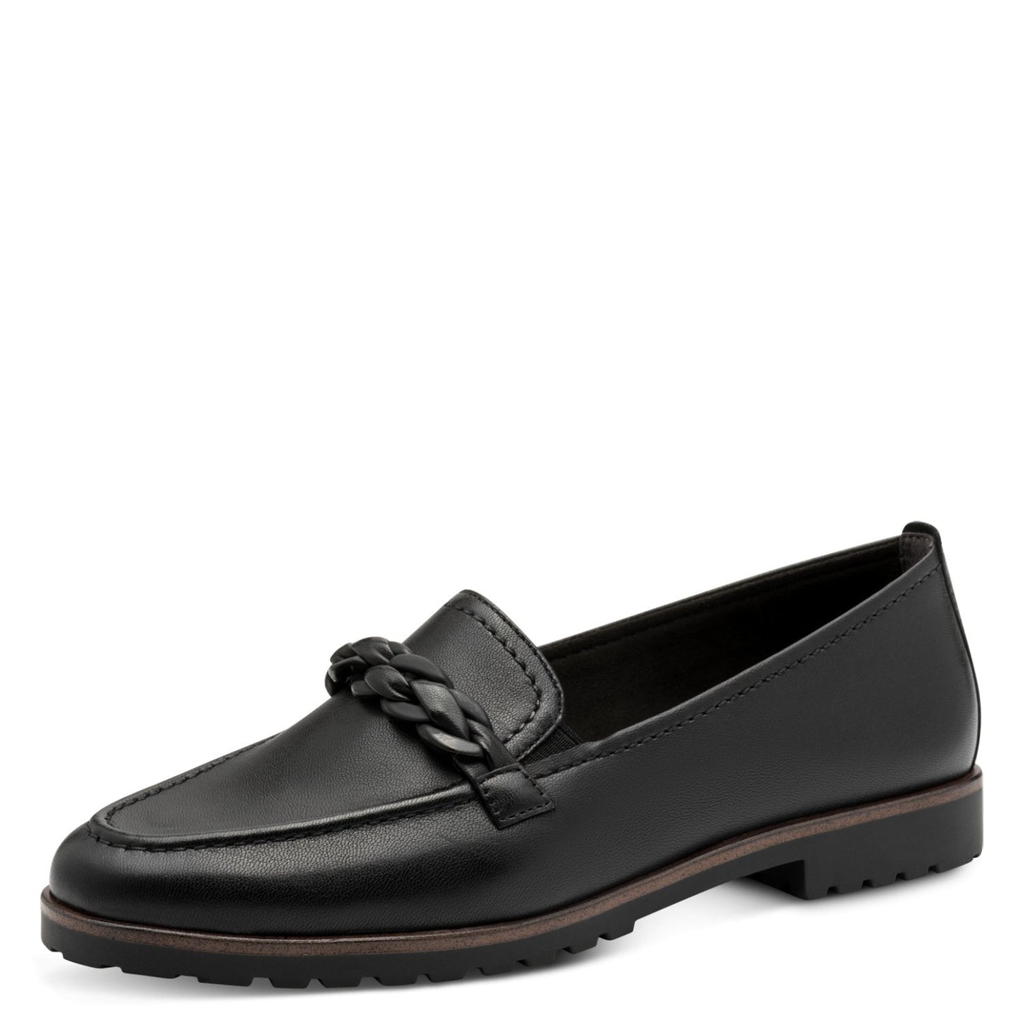 Slipper (Black Leather)