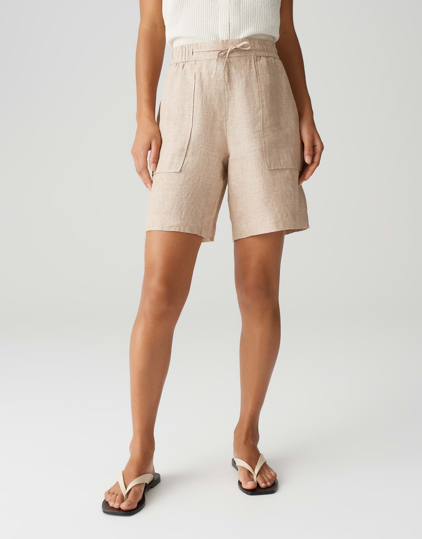 Melane shorts linen (Natural Glaze)
