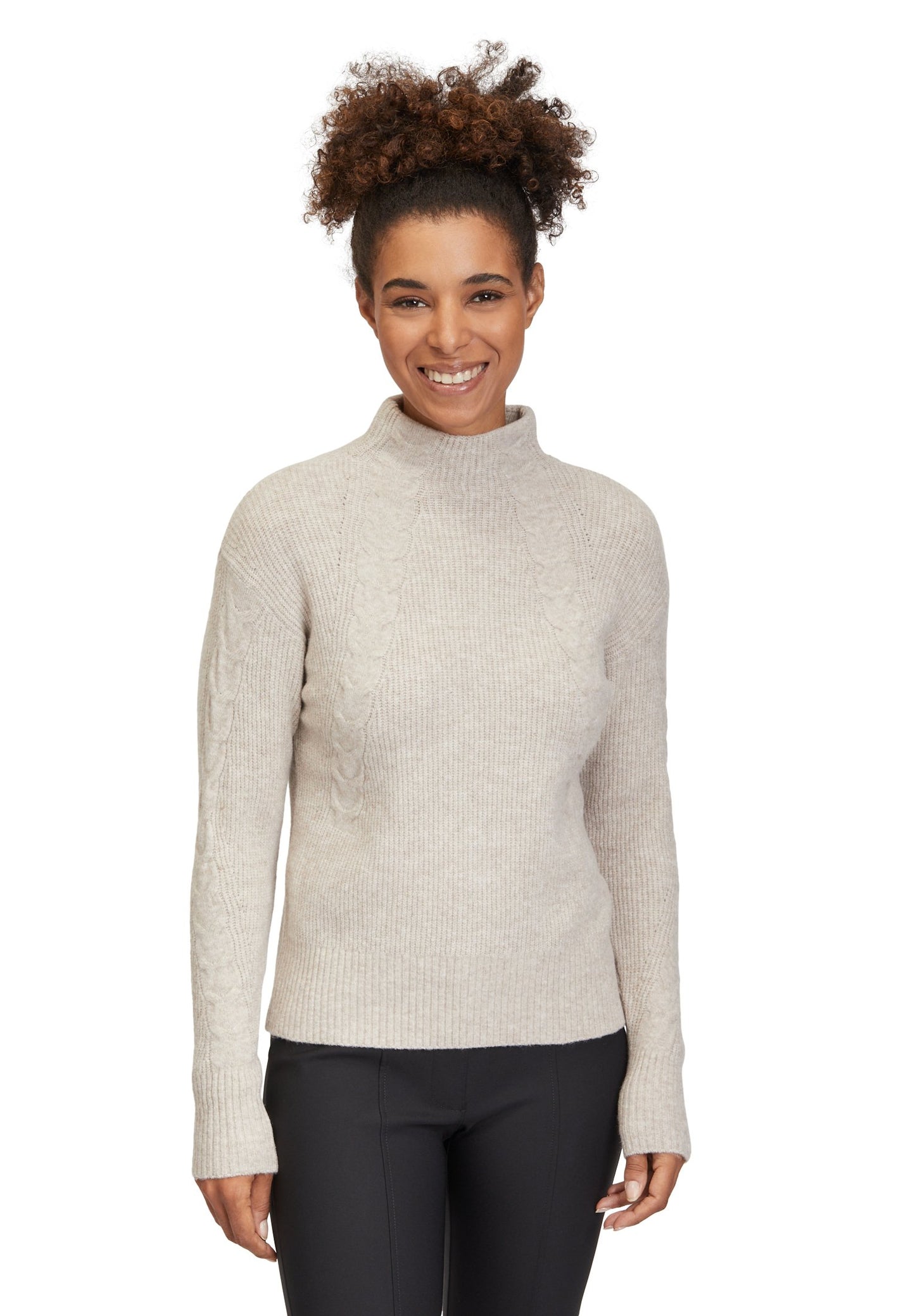 Strickpullover (Light Beige)