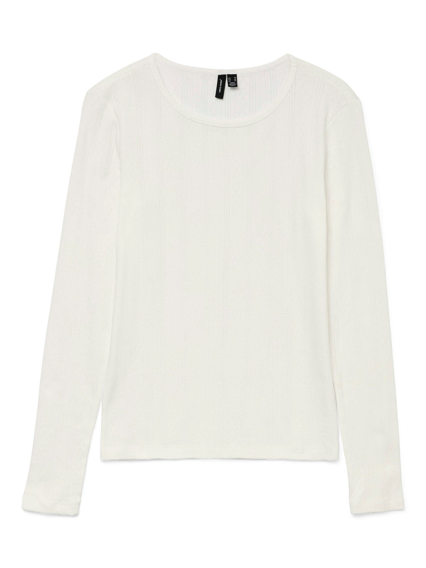 Vmlisa Pointelle Ls Top Jrs Noos (Snow White)