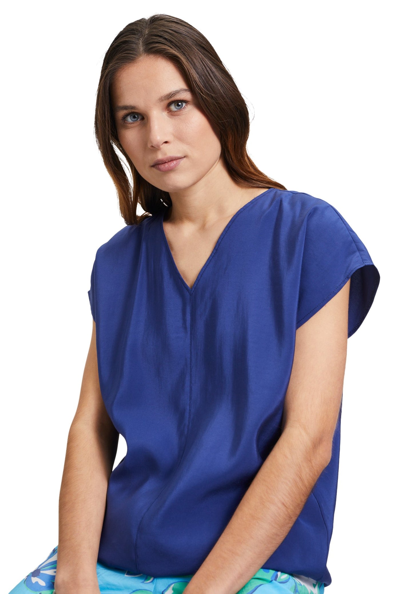 Schlupfbluse (Cobalt Blue)