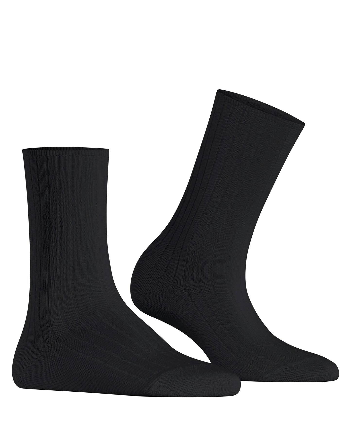 FALKE Cotton Rib Damen (Black)
