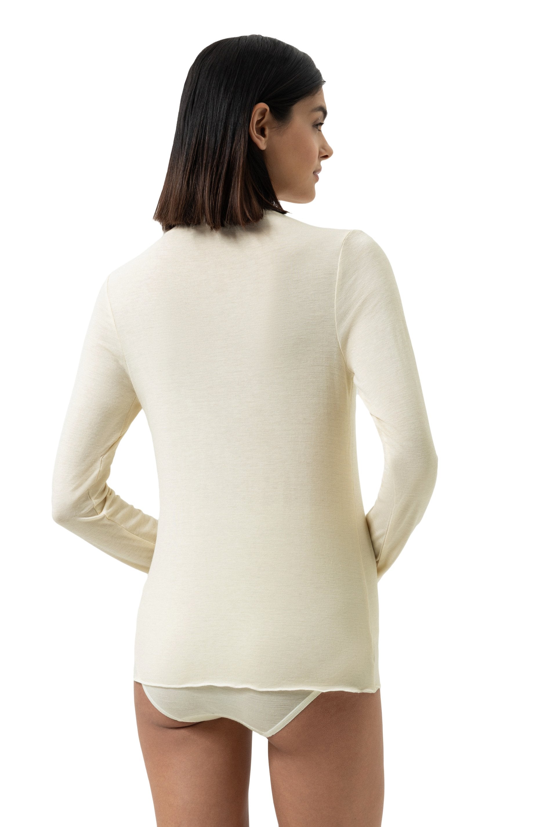 T-Shirt langarm (Almond Milk)