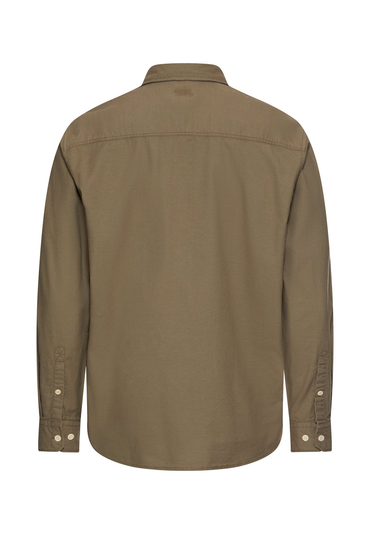 Langarmhemd mit Brusttasche (Deep Olive)