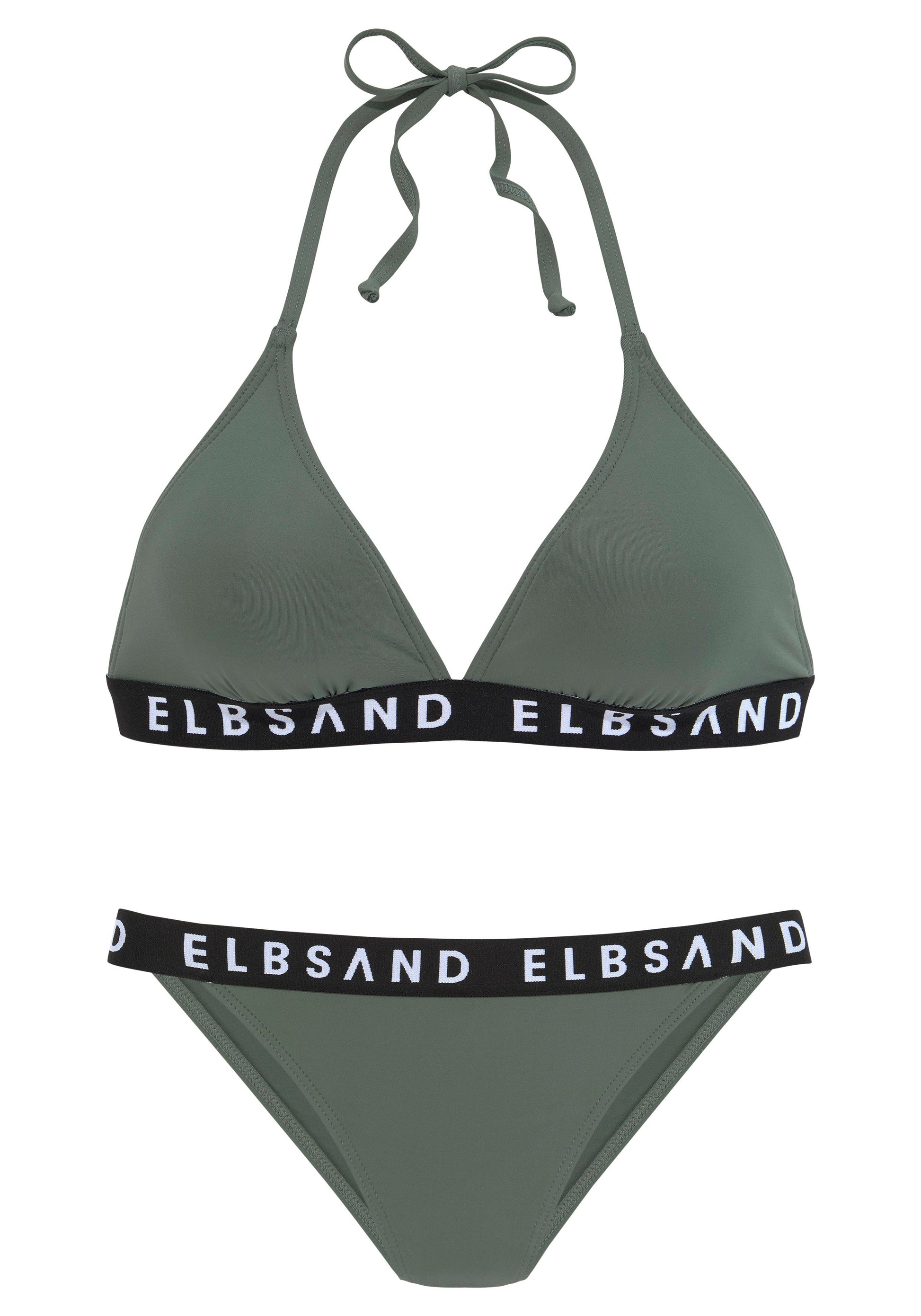 Elbsand LM Triangel-Bikini (Oliv)