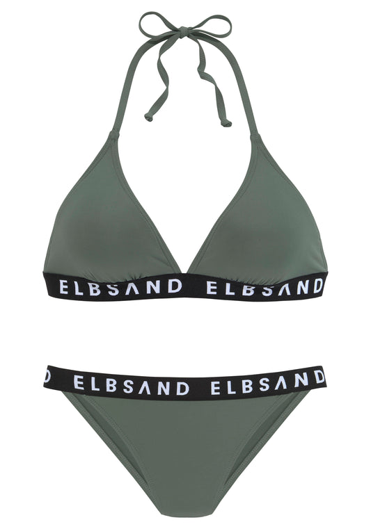 Elbsand LM Triangel-Bikini (Oliv)