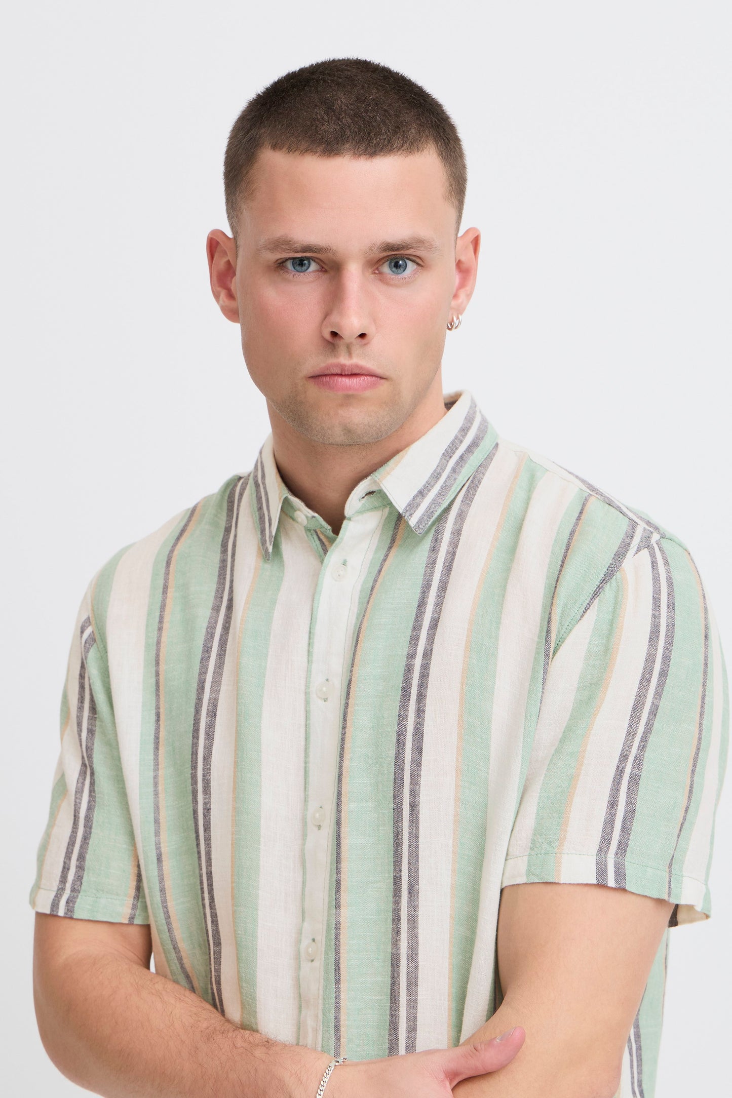 BHBOBBY Shirt stripe (Malachite Gre)