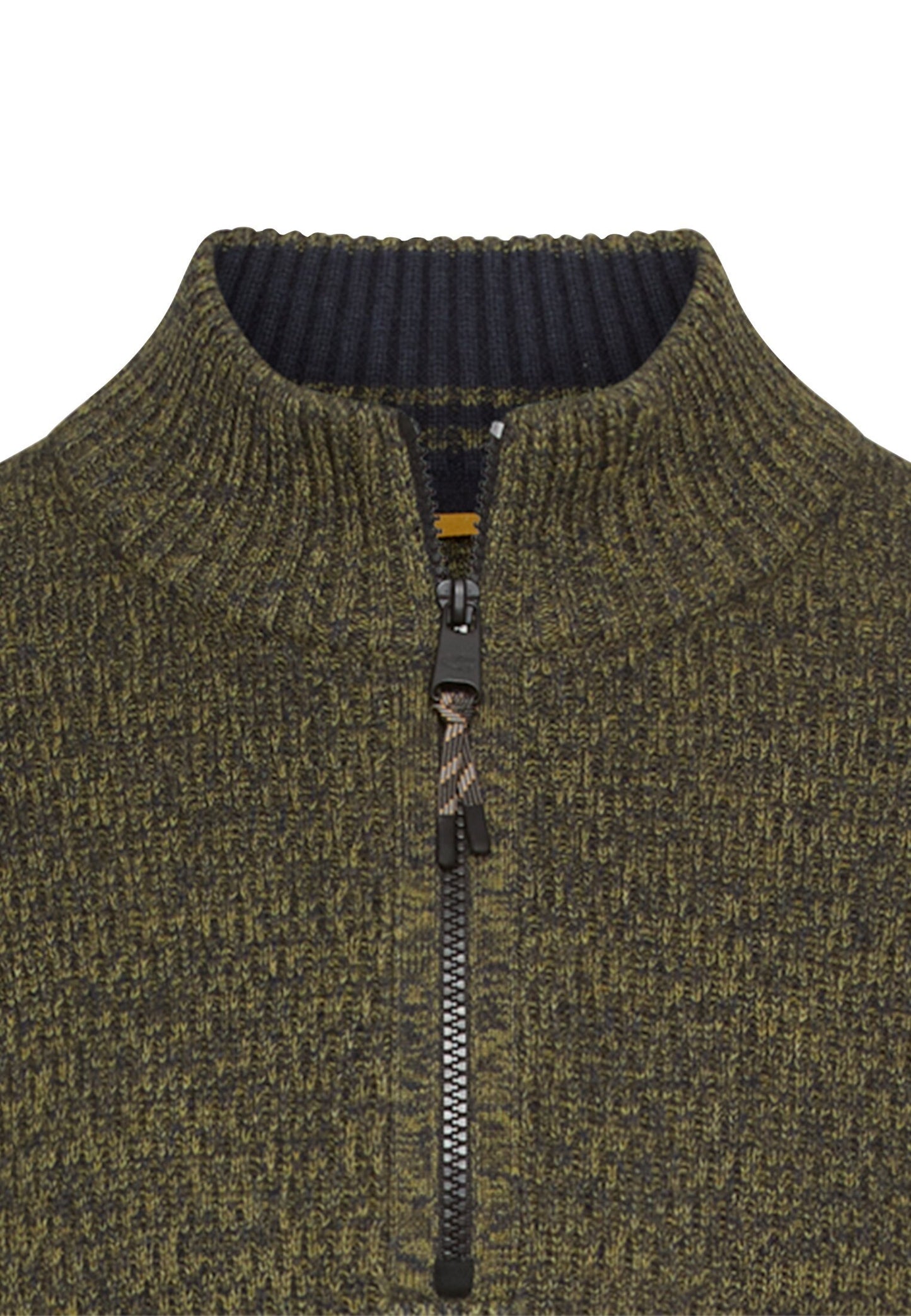 Strick-Troyer mit melierter Struktur (Forest Green)