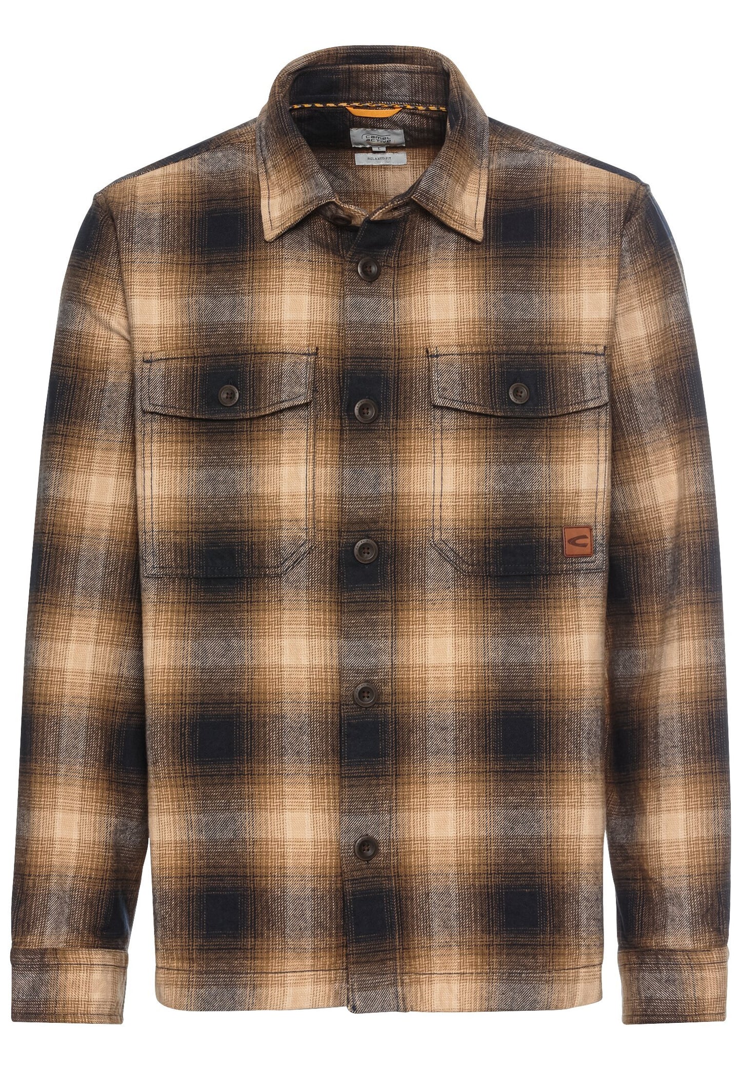 Overshirt aus reiner Baumwolle (Sepia Brown)