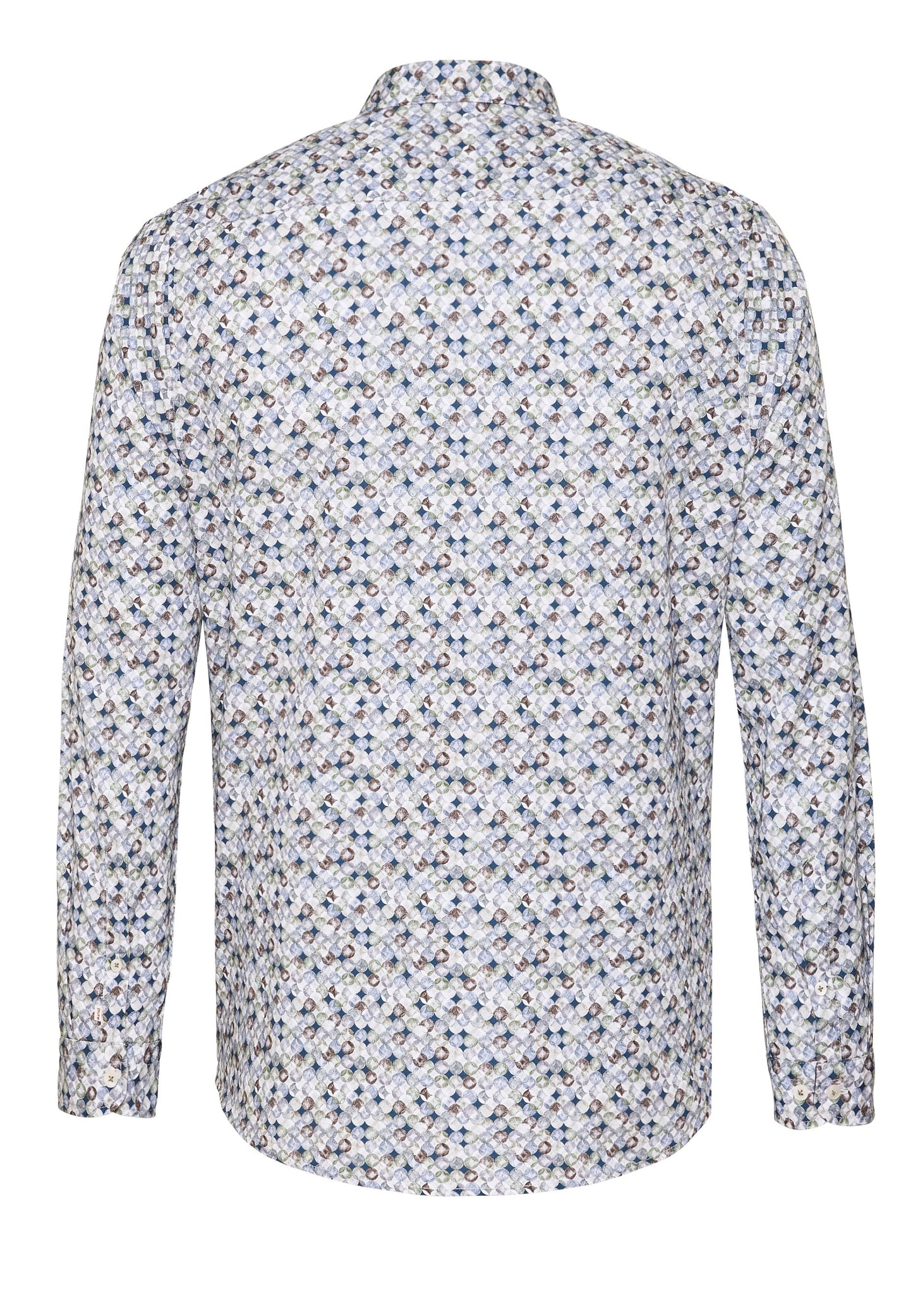 PURE- Casual Hemd Langarm (Druck Multicolor)