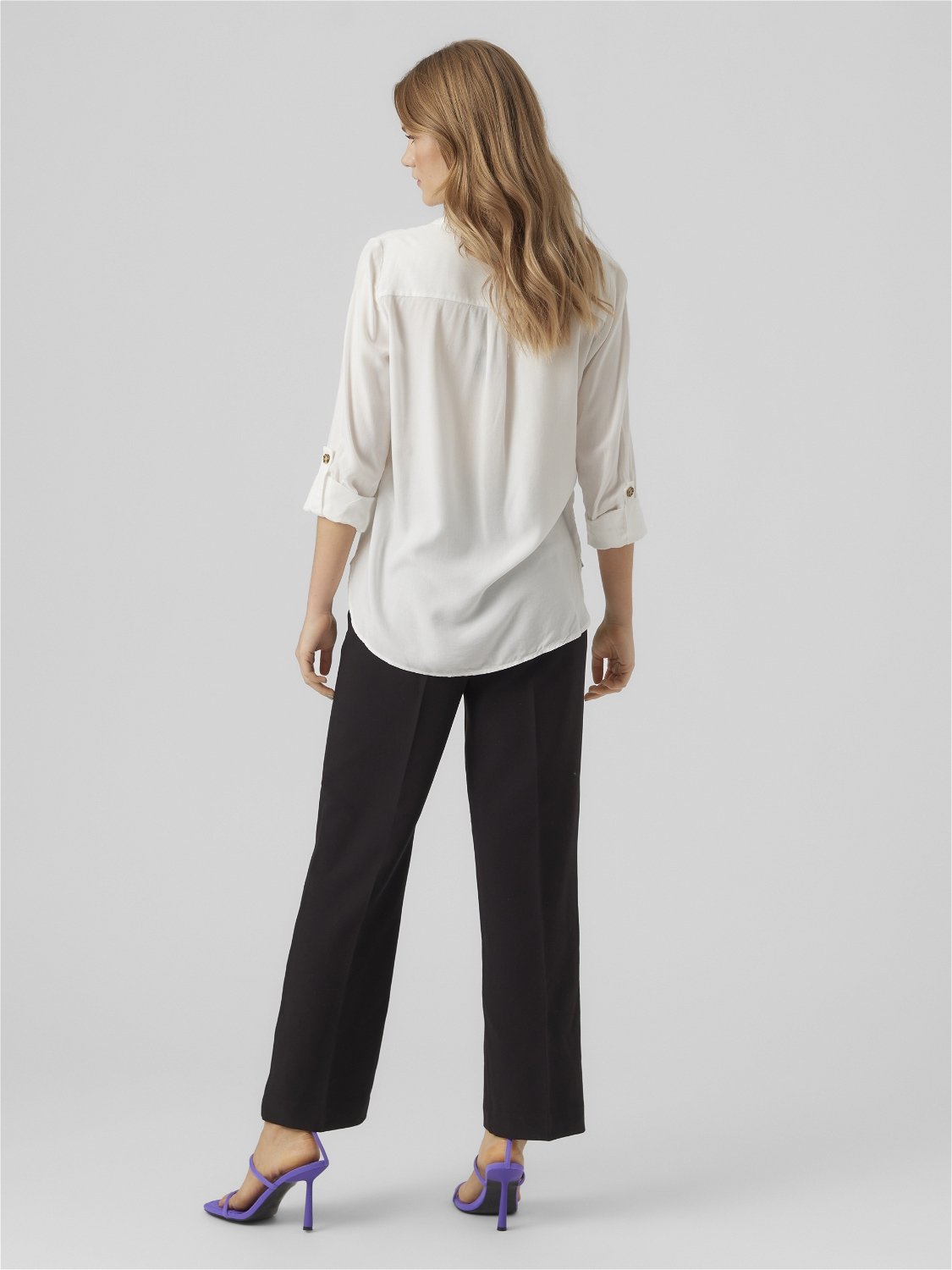 Vmbumpy L/s Shirt New Wvn Ga Noos (Snow White)