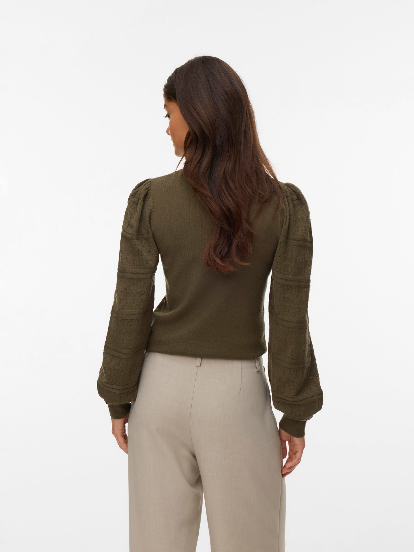Vmnewlimone Ls Highneck Pullover Boo (Grape Leaf)