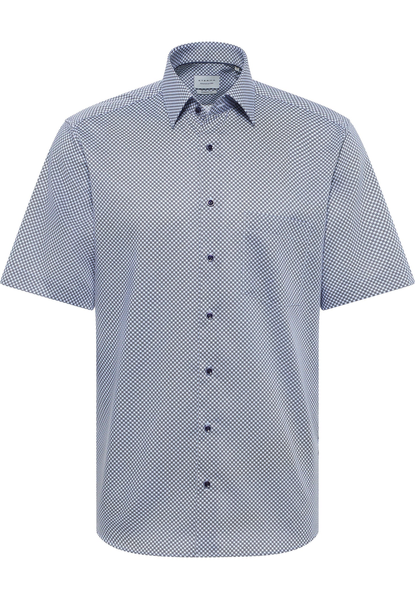 Hemd Twill Kurzarm (Blau)