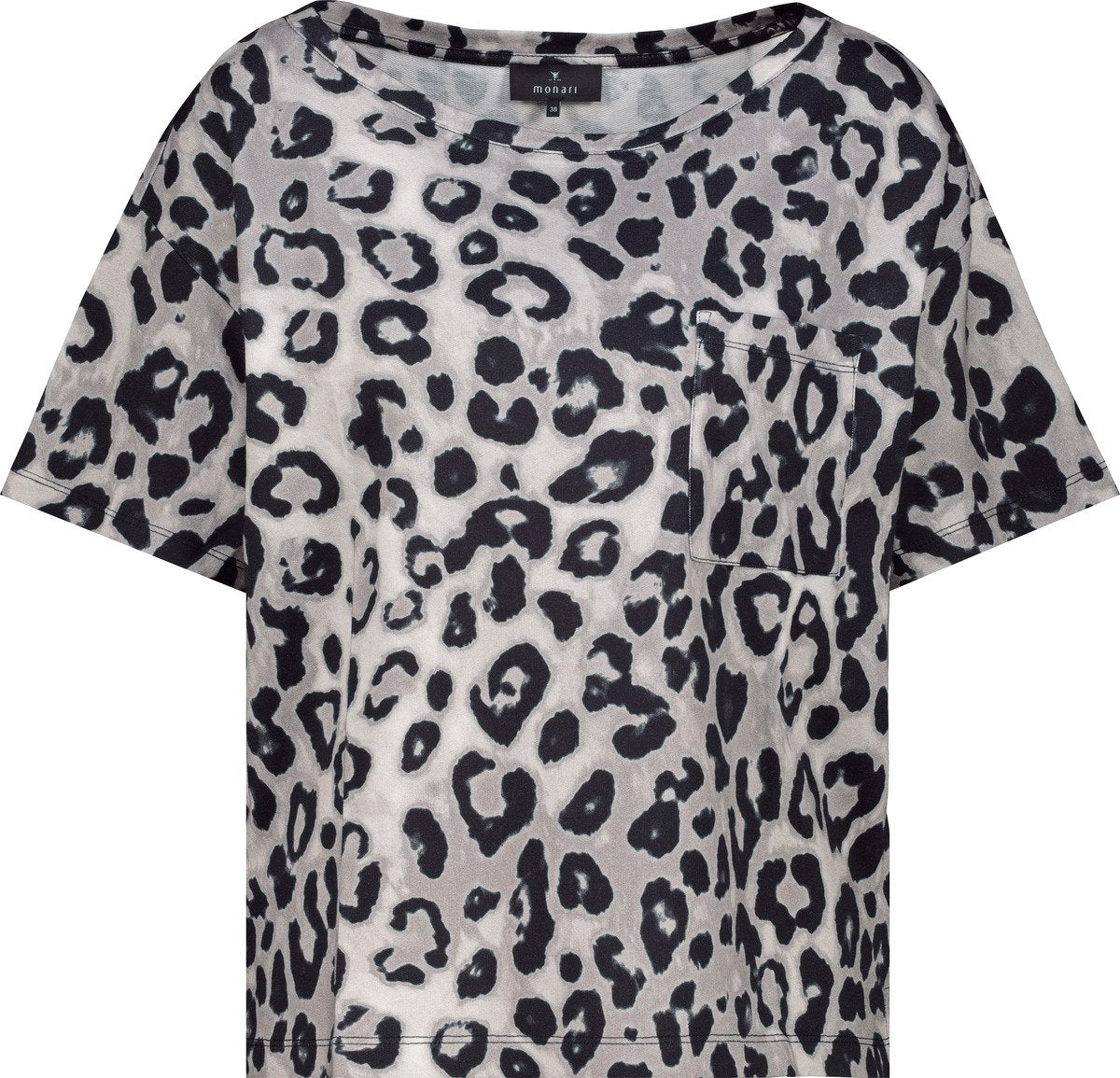 T-Shirt (Greige Gemustert)