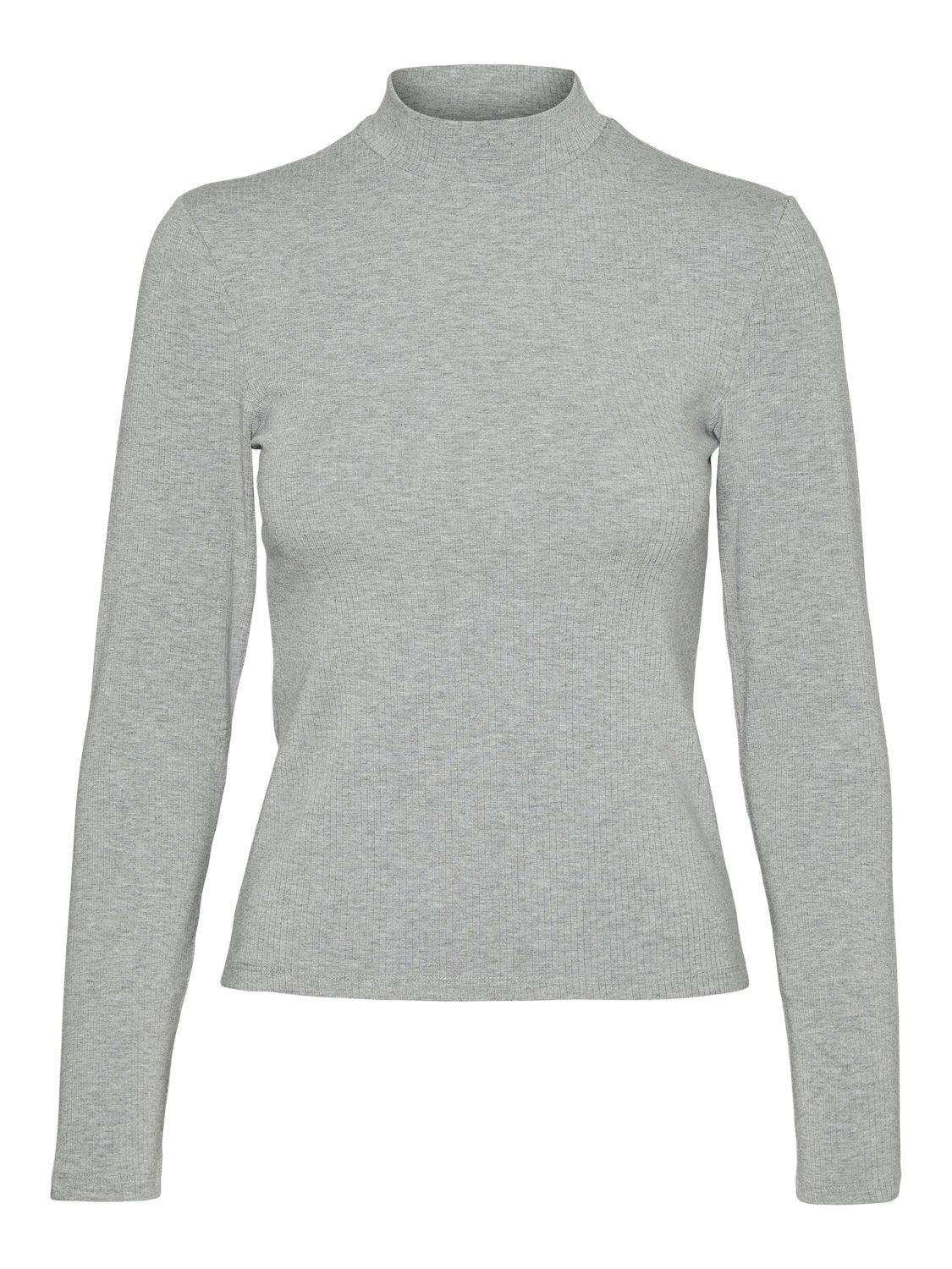 Vmmary Ls Highneck Top Ga Jrs (Light Grey Me)