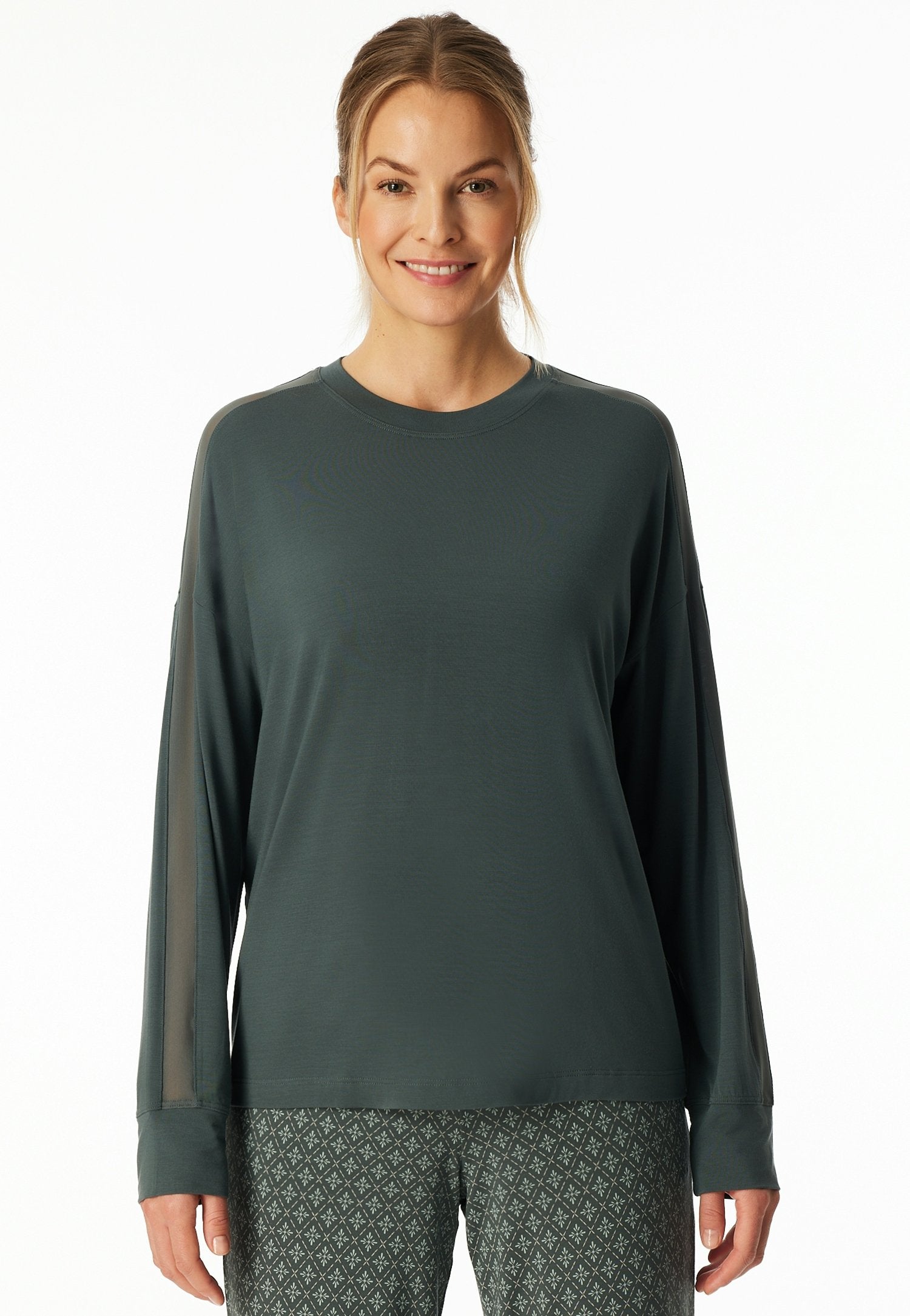 Langarmshirt (Dunkelgrün)