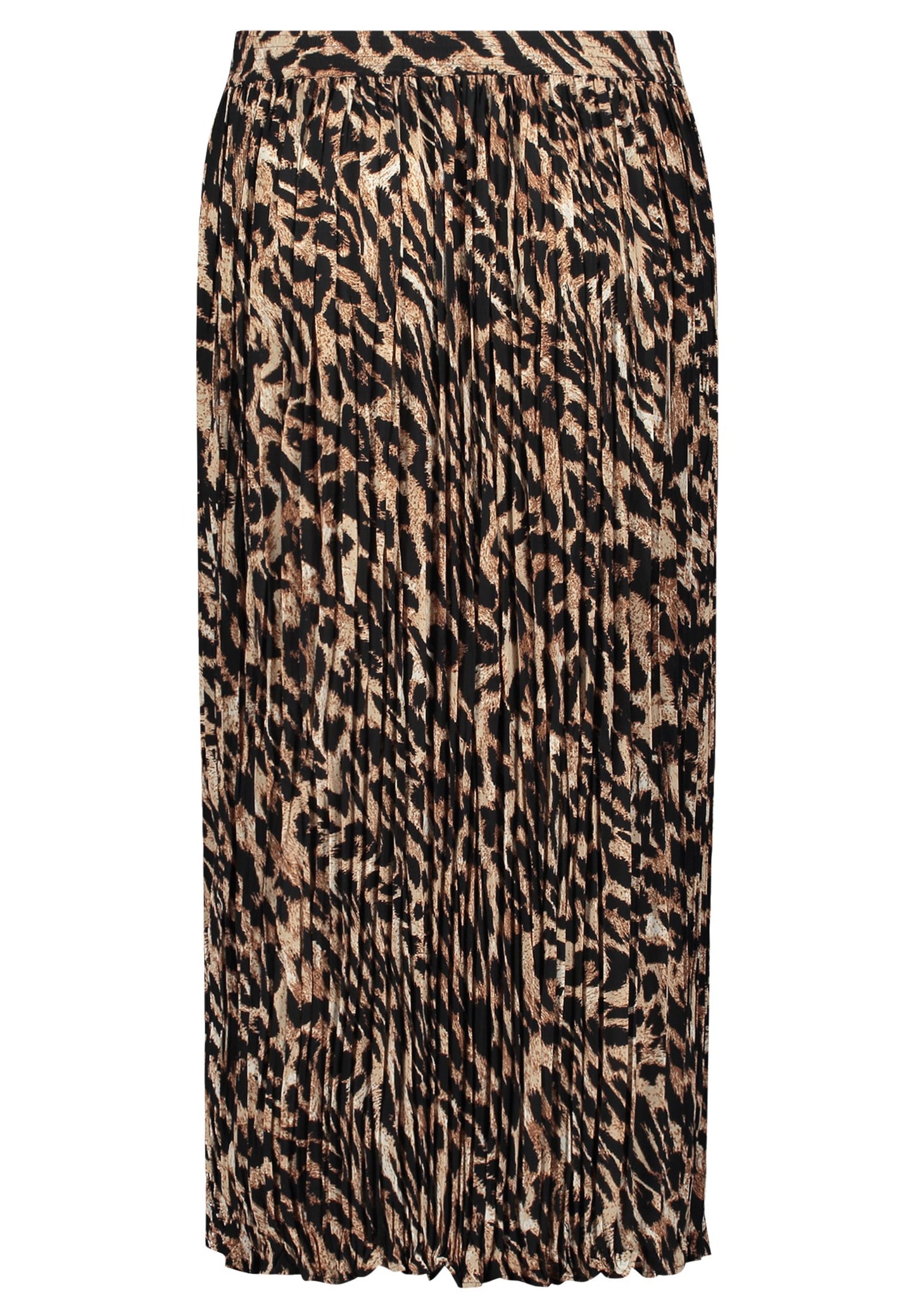 Plisseerock (Black/beige)