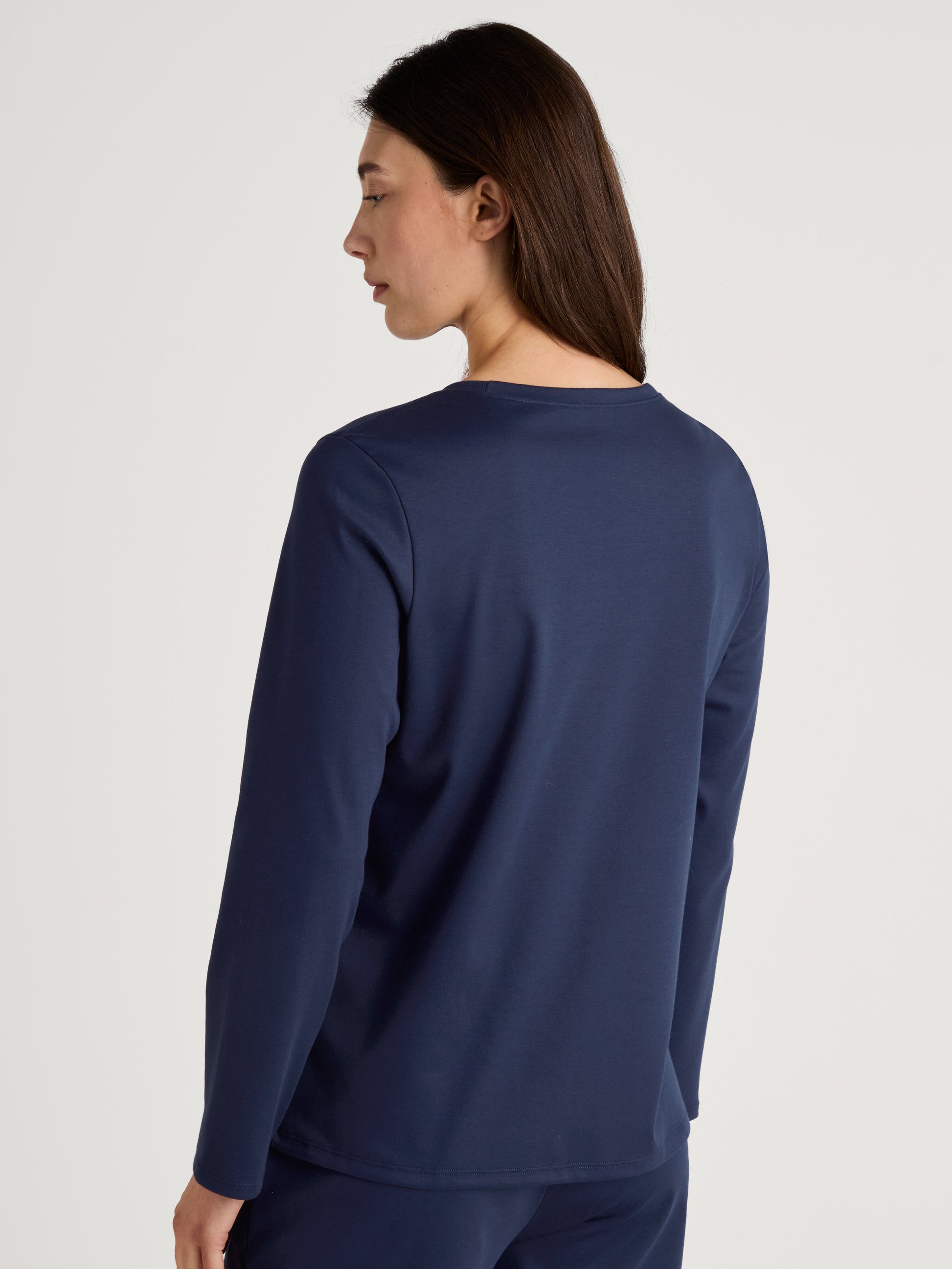 WOMEN Shirt long-sleeve (Peacoat Blue)