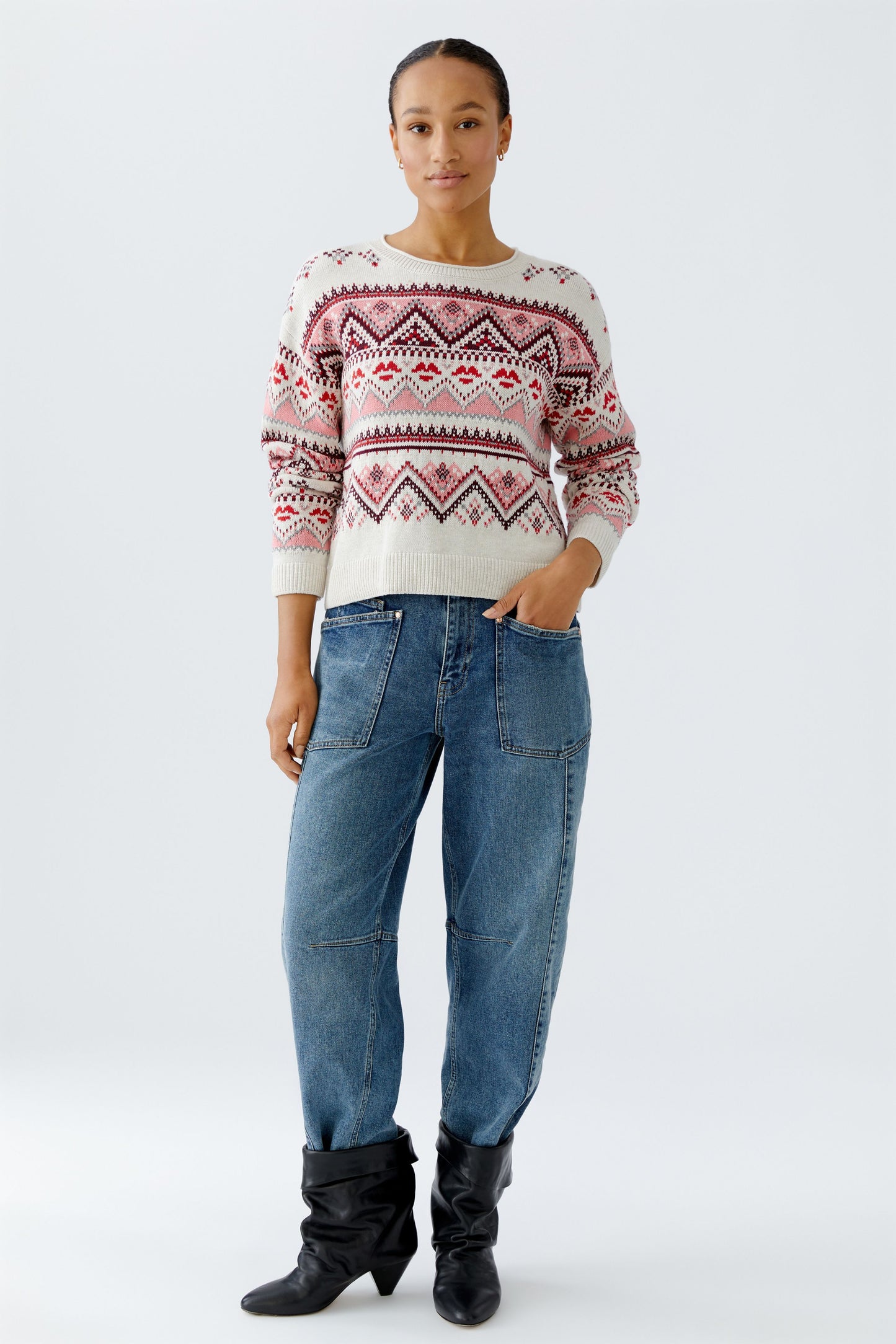 Pullover (White Red)