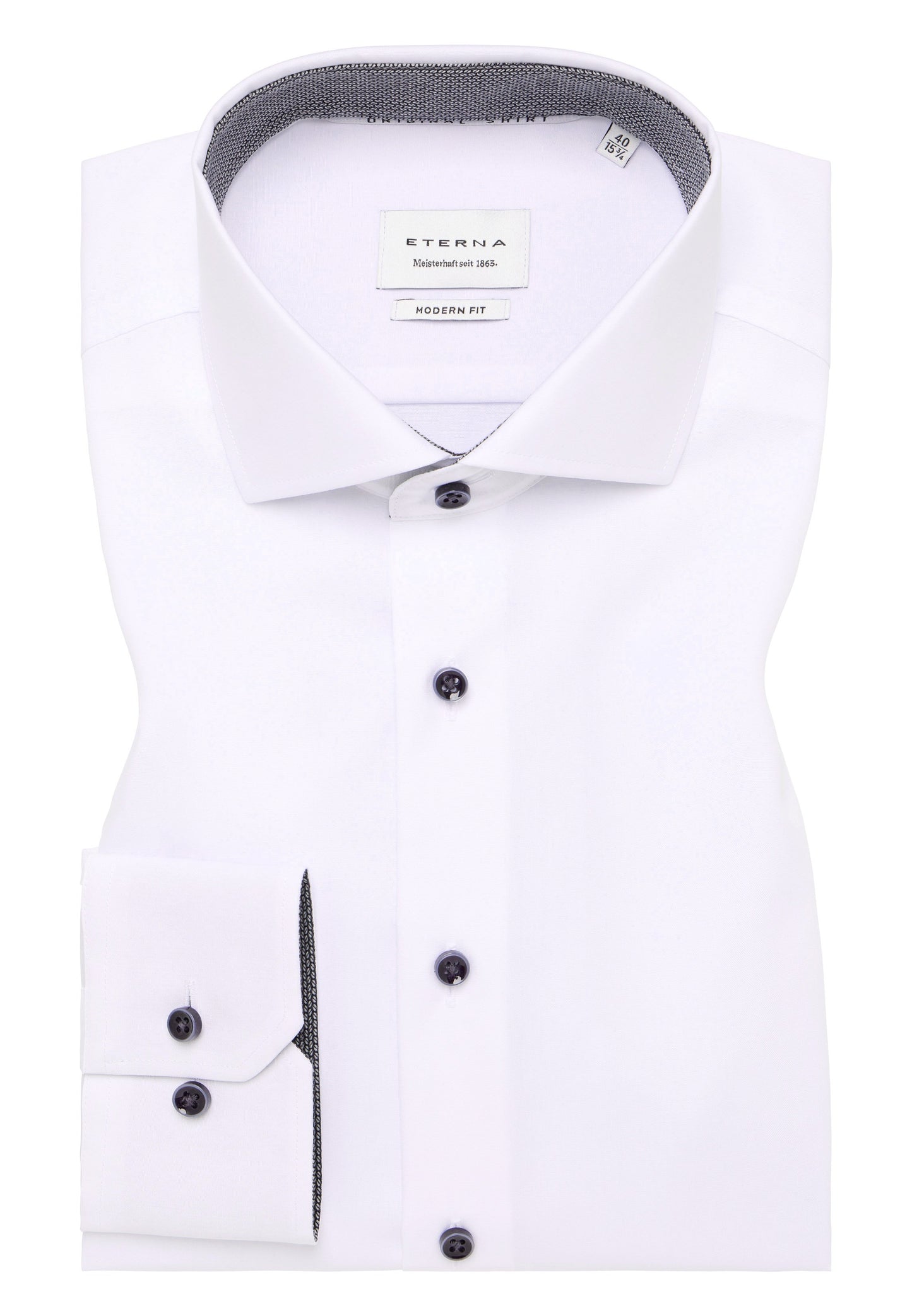 Original Shirt Popeline Langarm (Weiss)