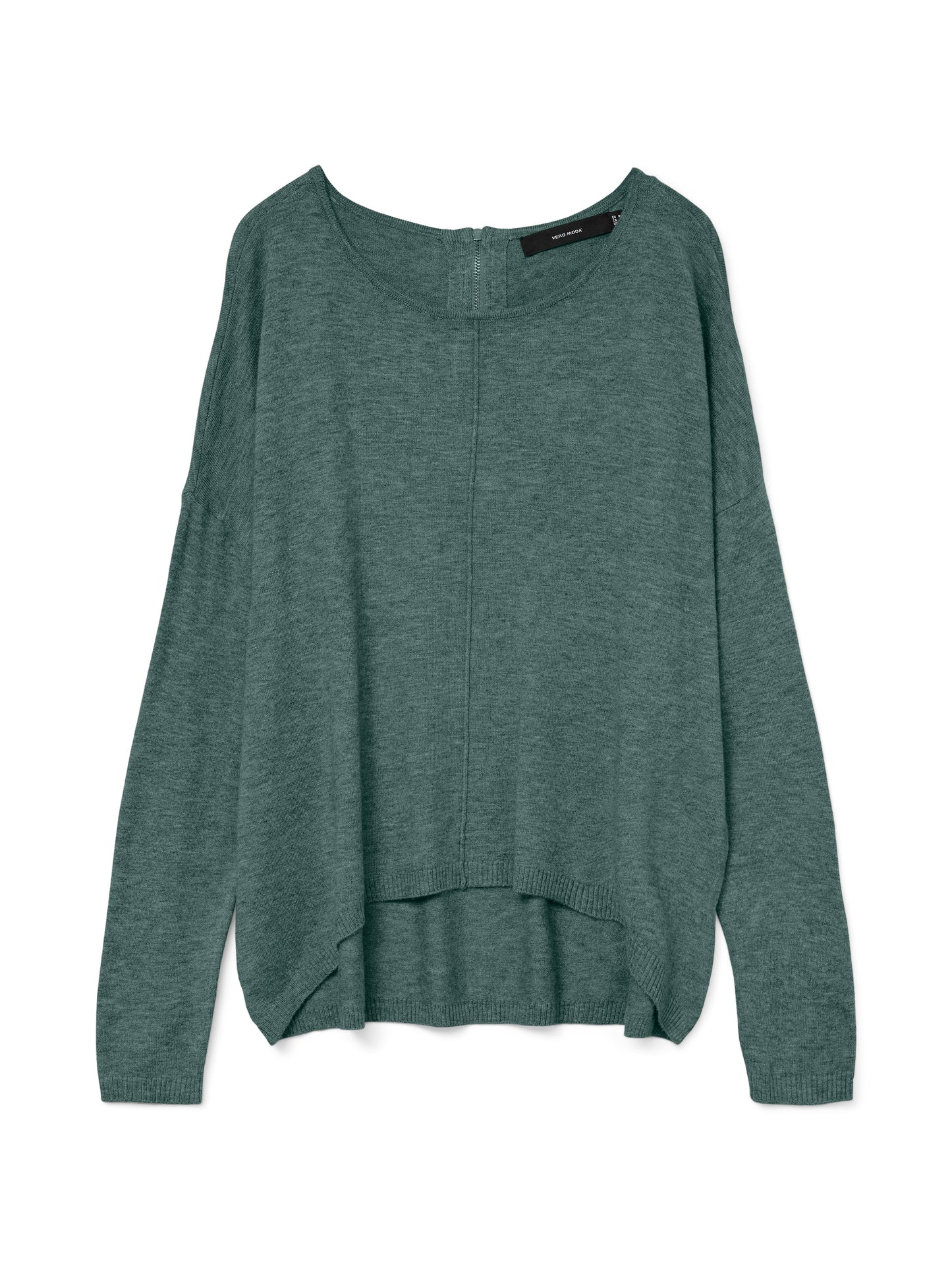 Vmbreeze Aura Ls Zipper Blouse Noos (Balsam Green)