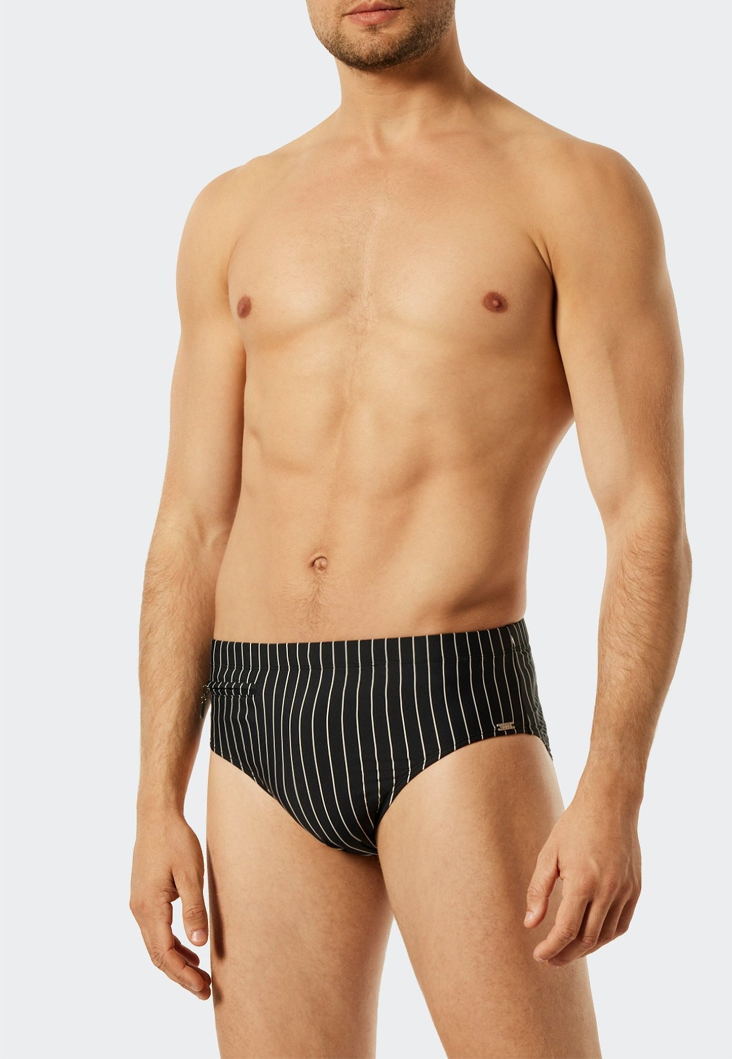Badehose Slip Komfort (Schwarz)