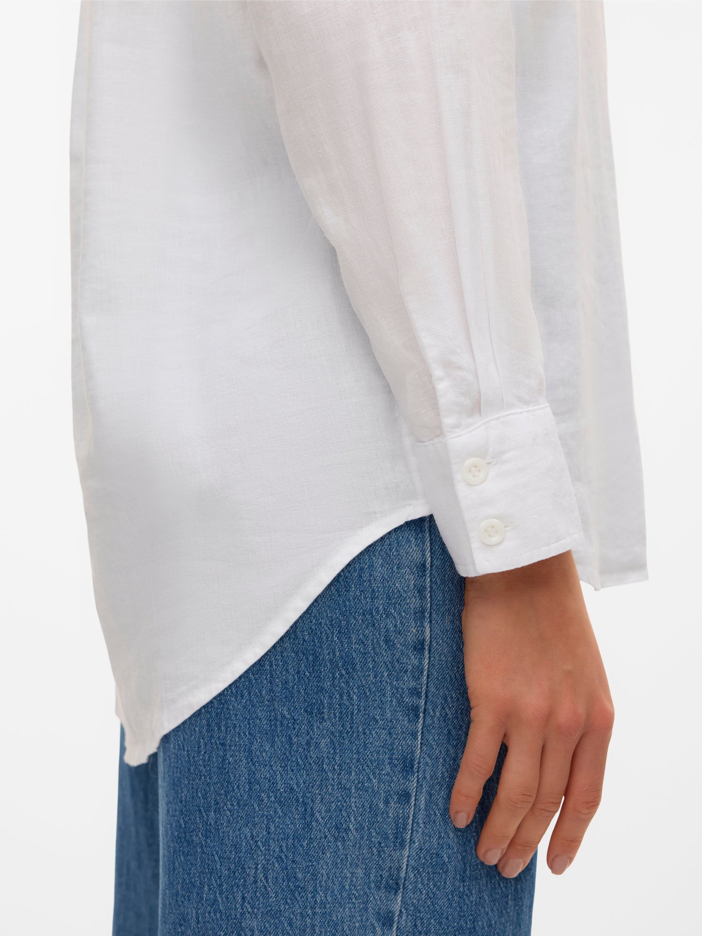 Vmlinn Ls Shirt Wvn Noos (Snow White)