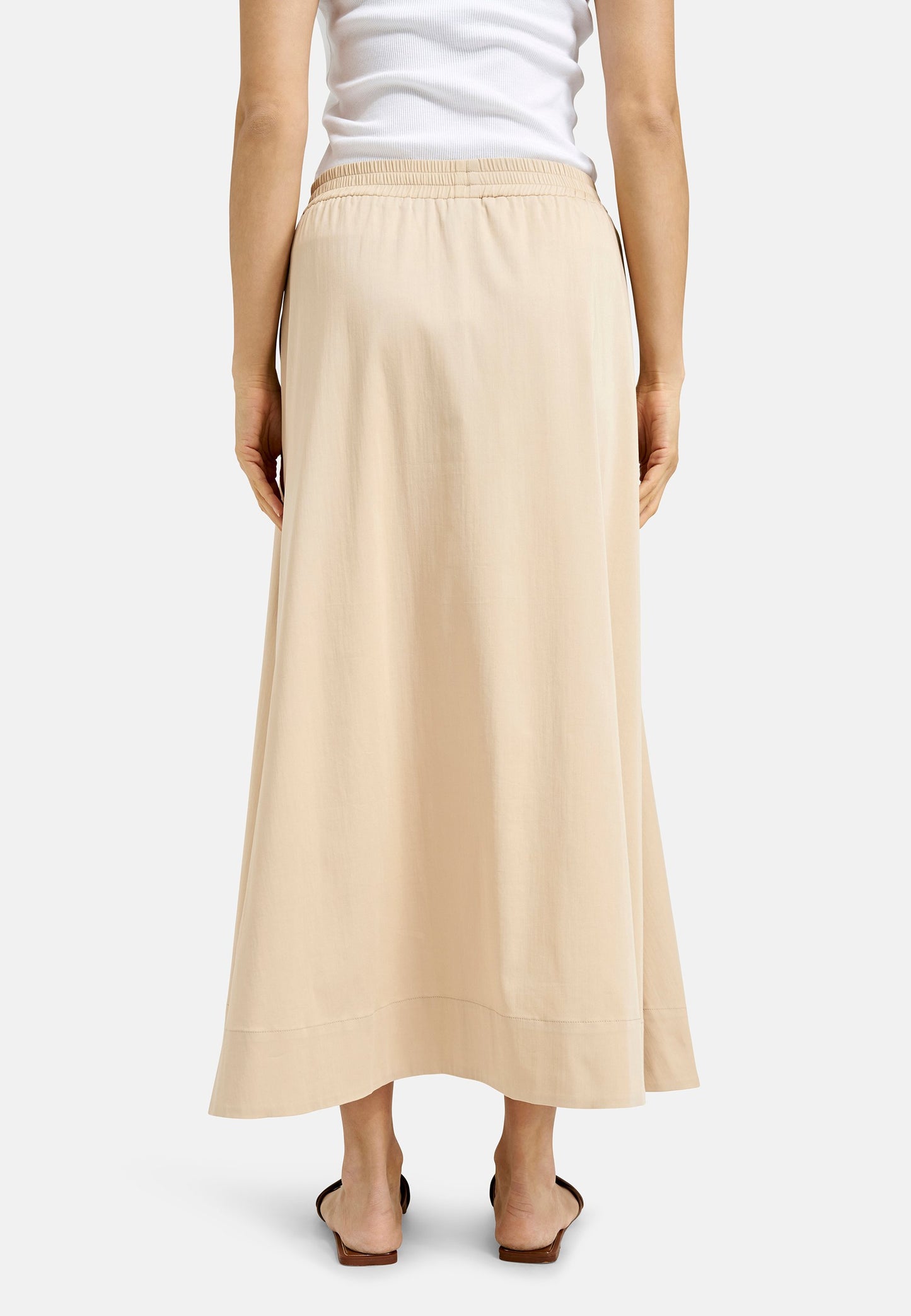 Cotton Skirt (Camel)
