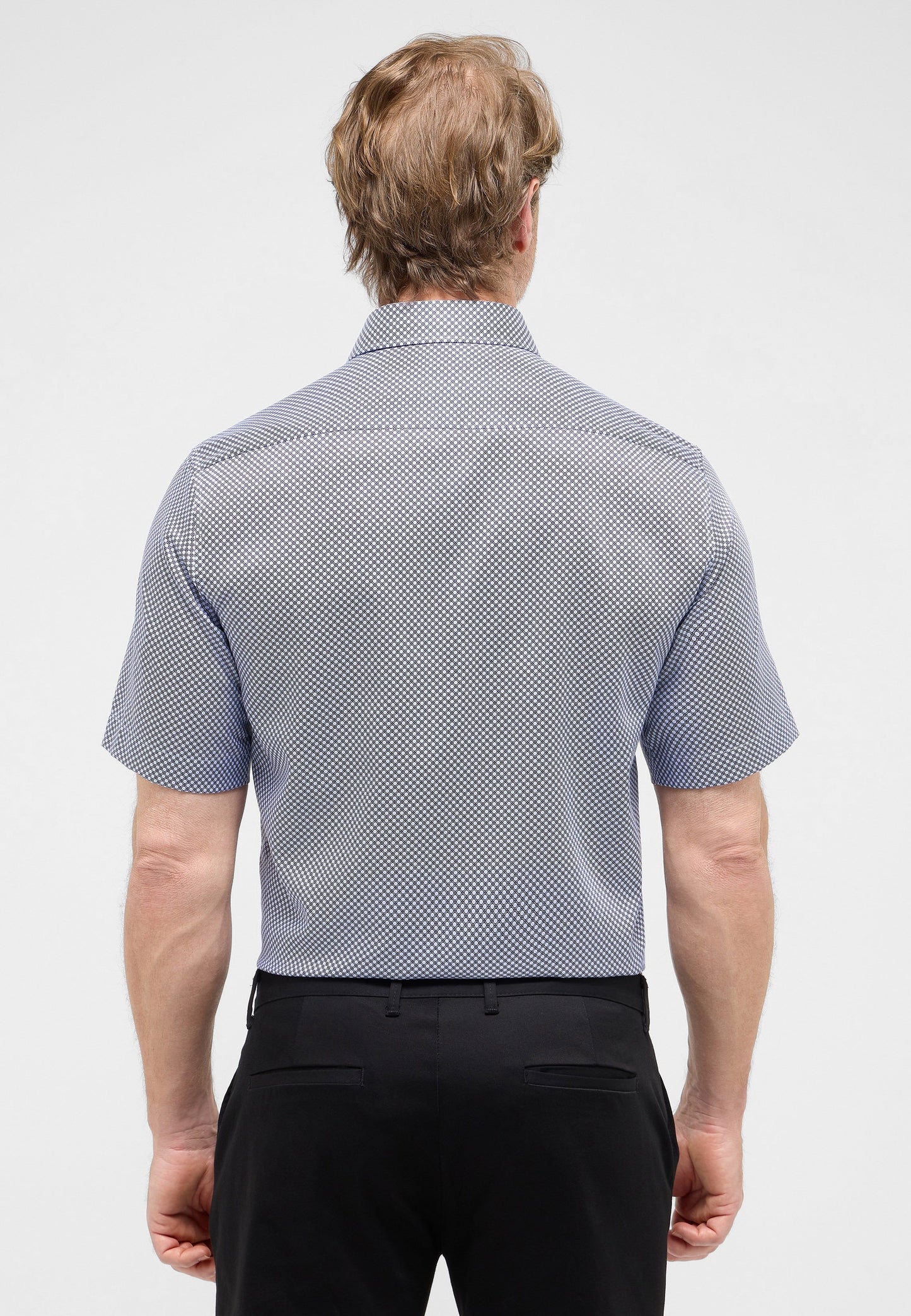 Hemd Twill Kurzarm (Blau)