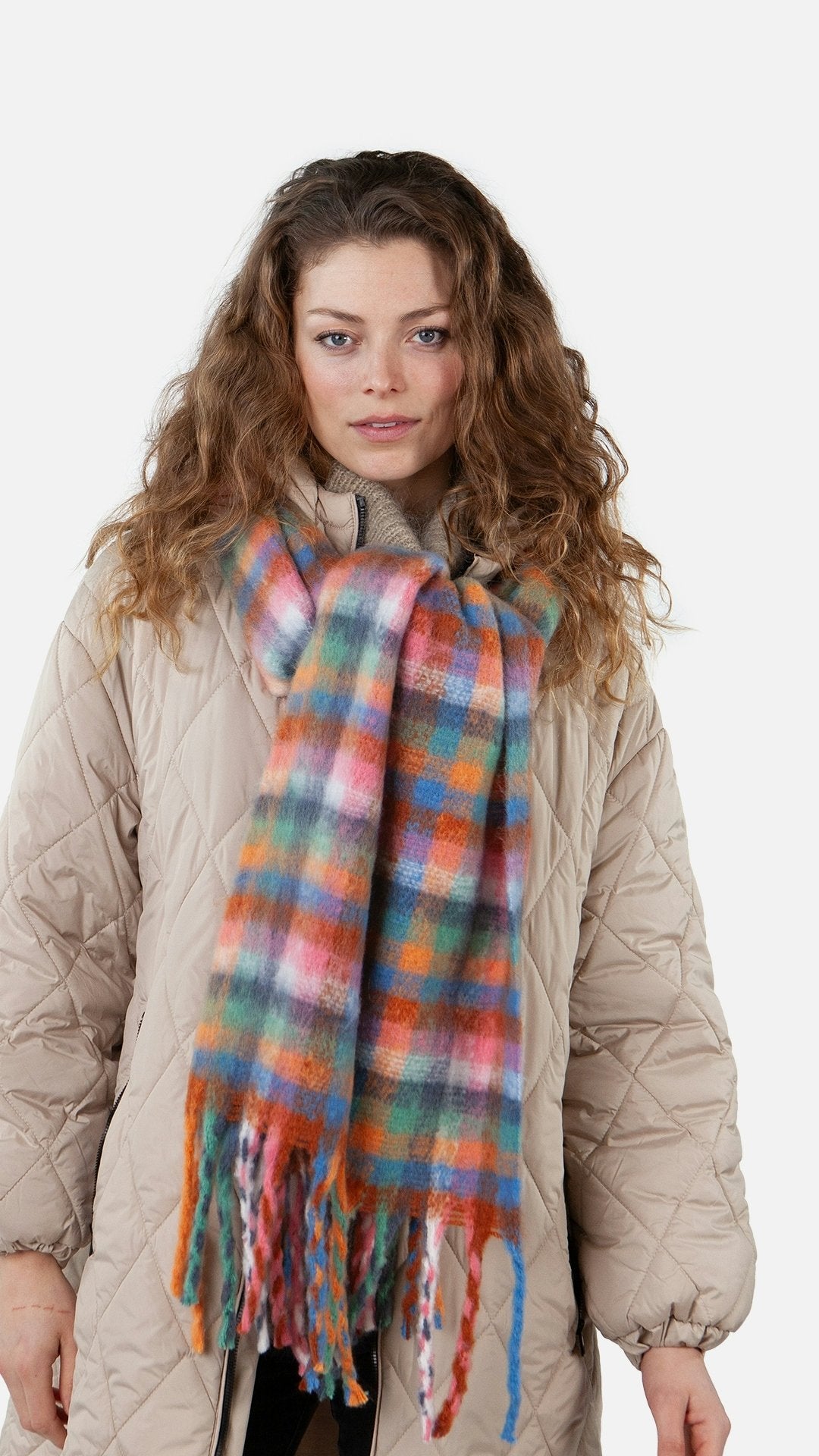 Plaity Scarf (Pink Pink)