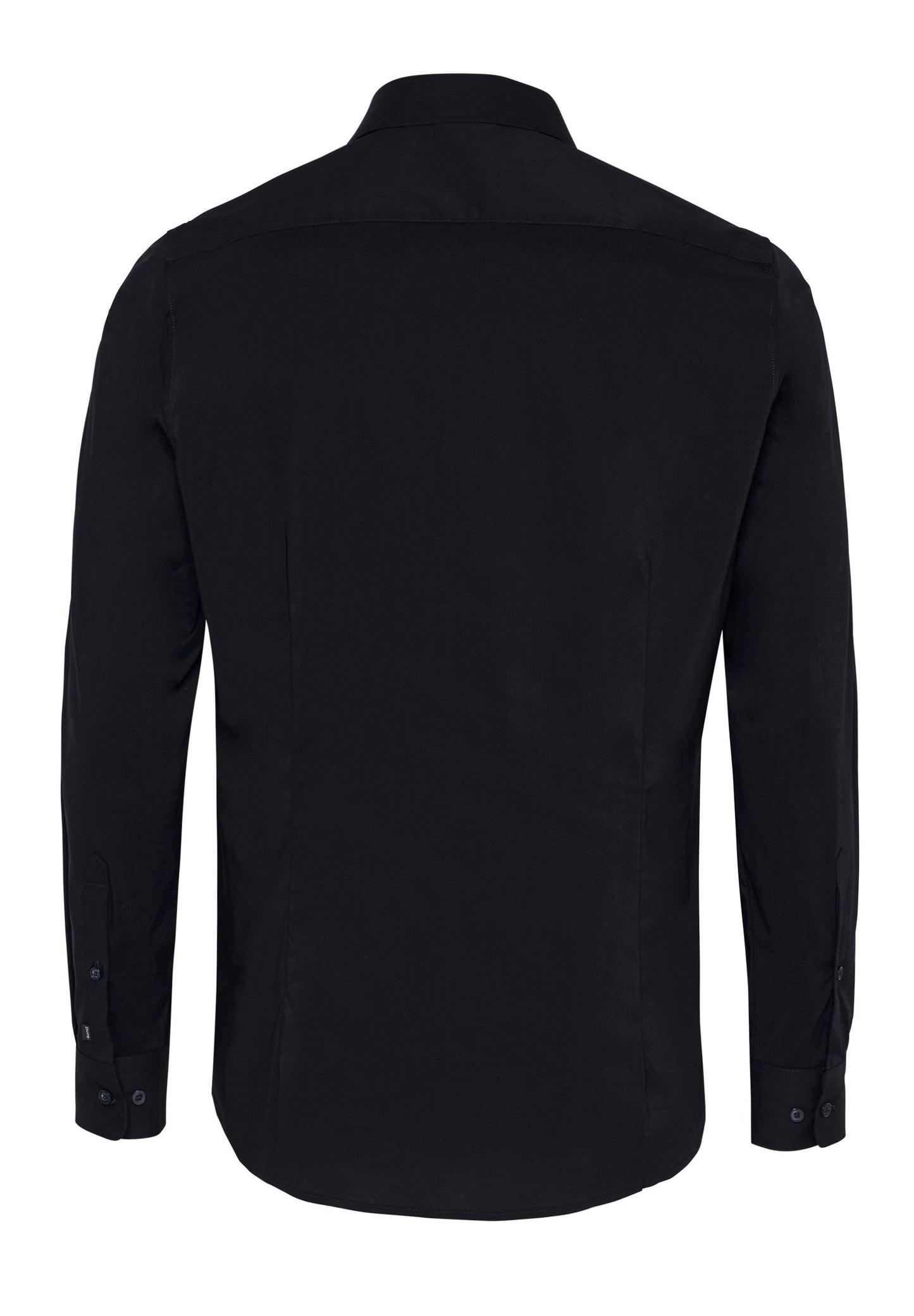 PURE- FLXBL Hemd Langarm (Schwarz)