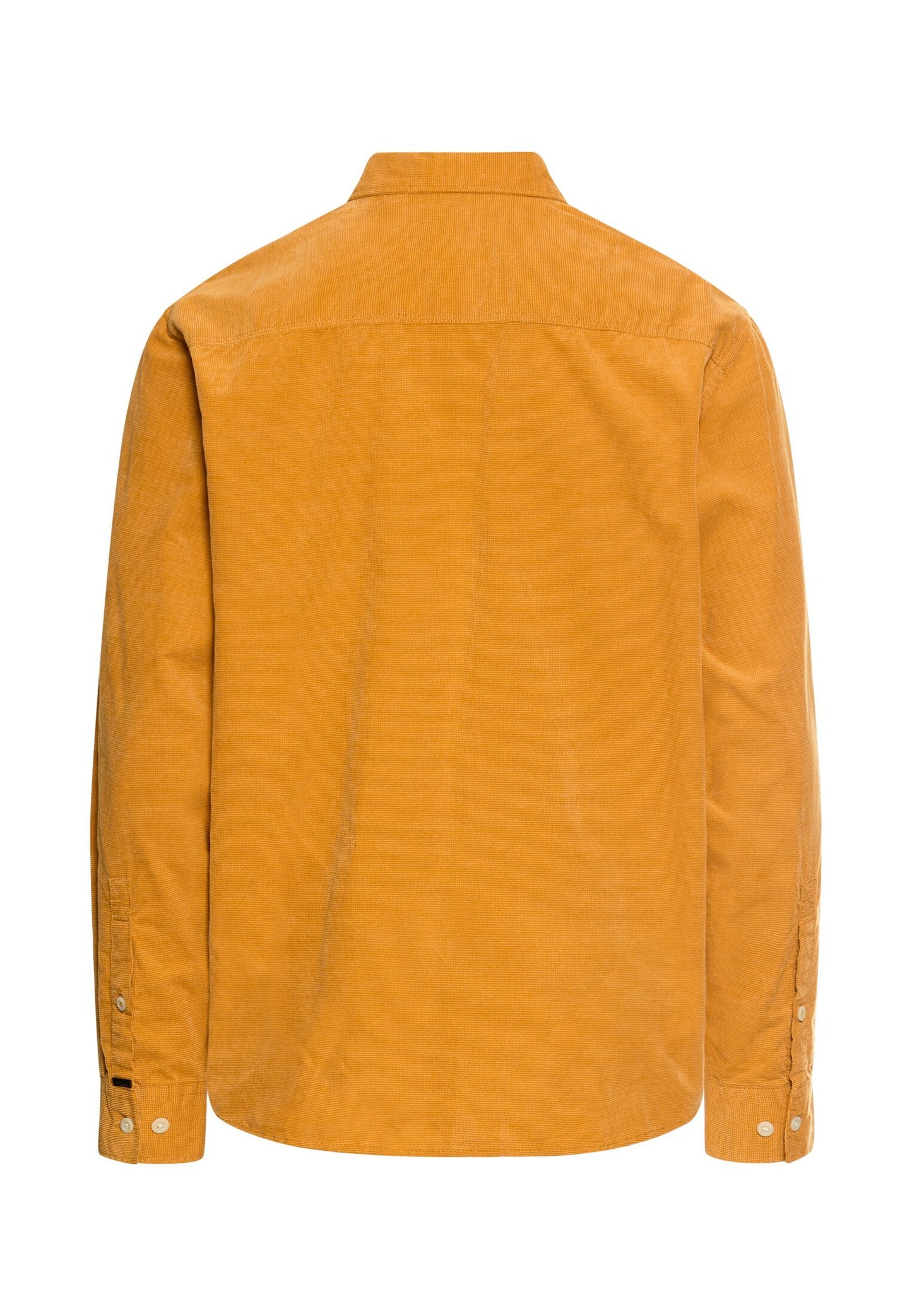 Langarmhemd mit aufgesetzten Taschen (Burned Yellow)