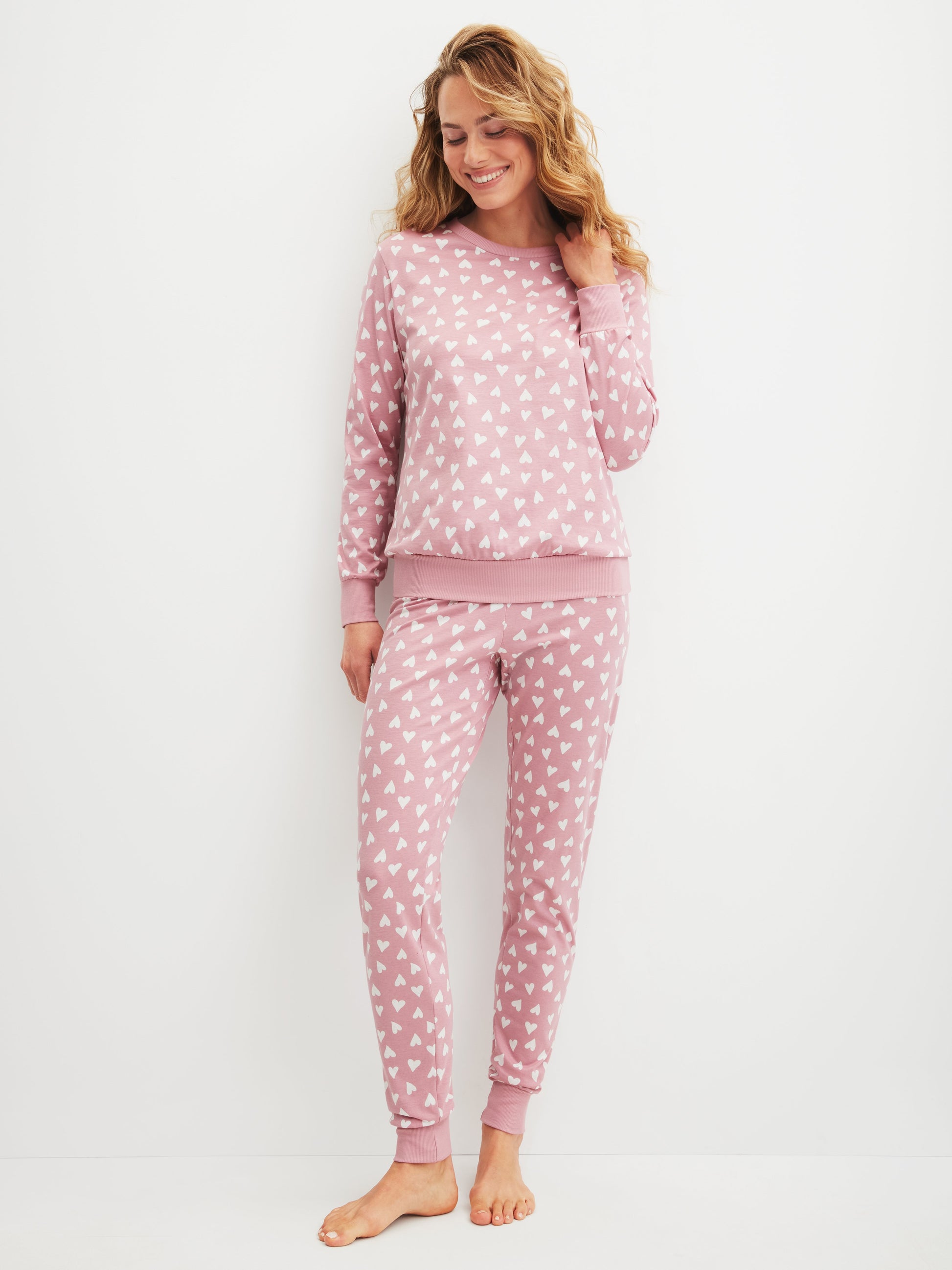 WOMEN Pyjamas with cuff (Lilas)