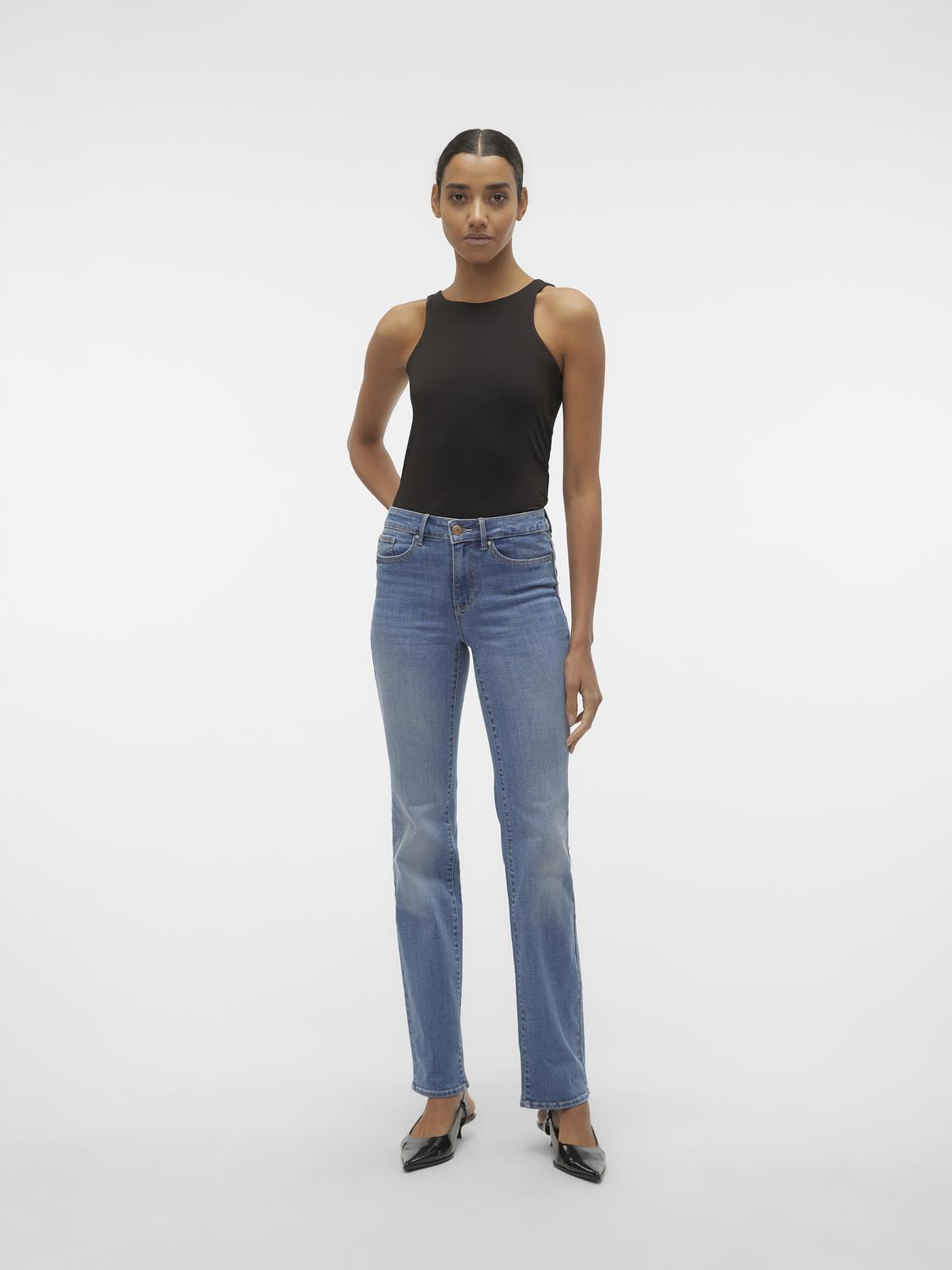Vmflash Mr Straight Jeans Li347 Ga Noos (Medium Blue D)