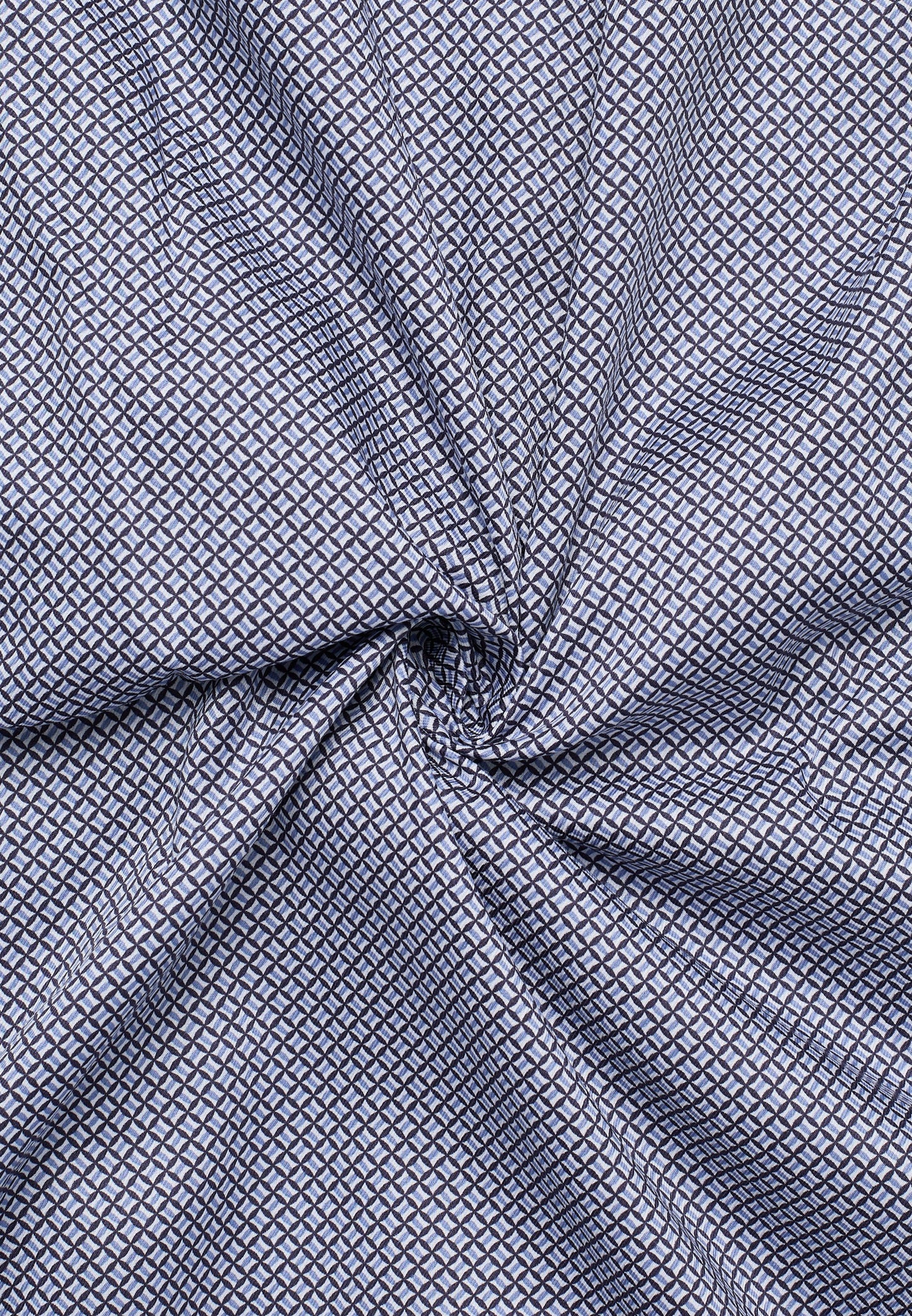 Hemd Twill Langarm (Mittelblau)