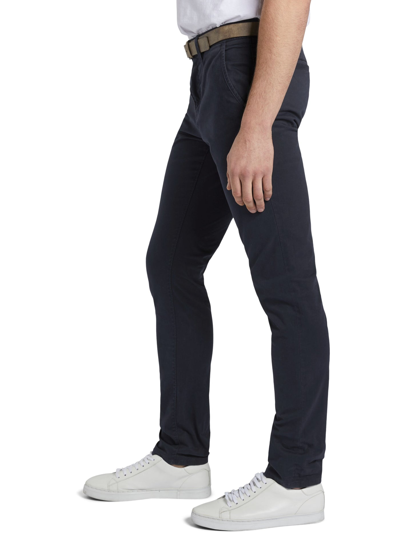 Slim Chino with belt (Sky Captain Bl)