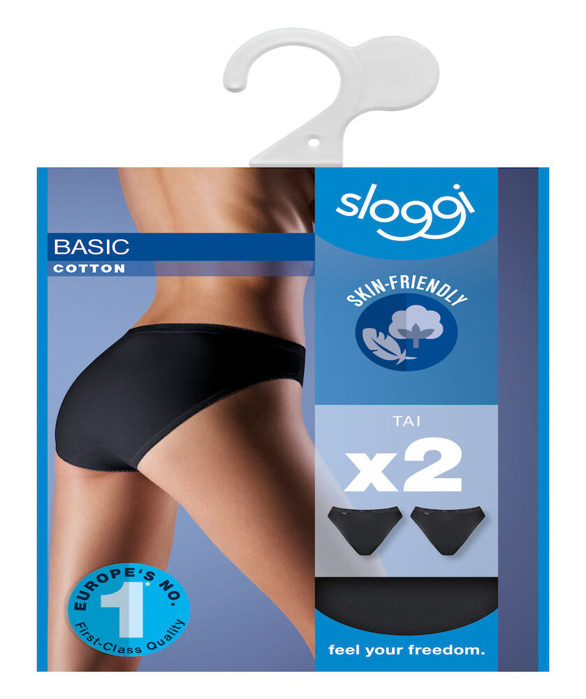 sloggi Basic+ Tai 2P (Black)