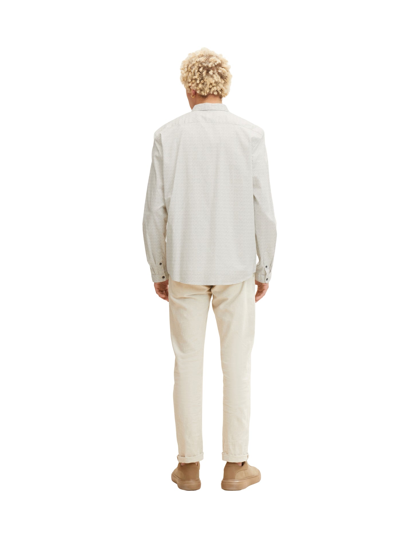 fitted printed shirt (Creme Scratche)
